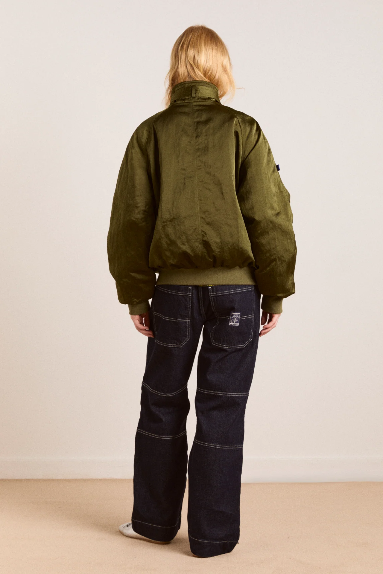 Joanie Bomber - Olive - Image 6