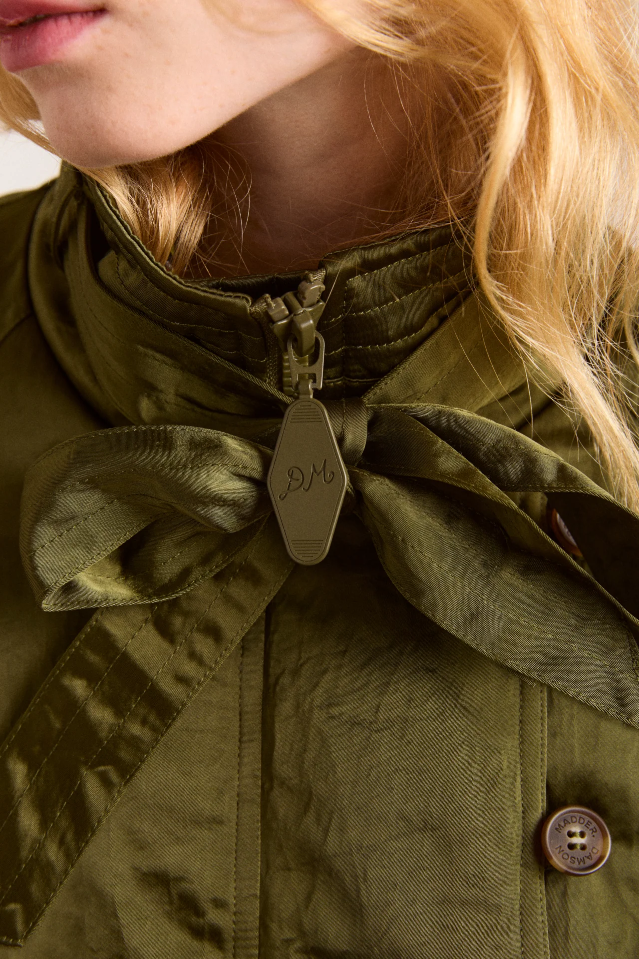 Joanie Bomber - Olive - Image 9