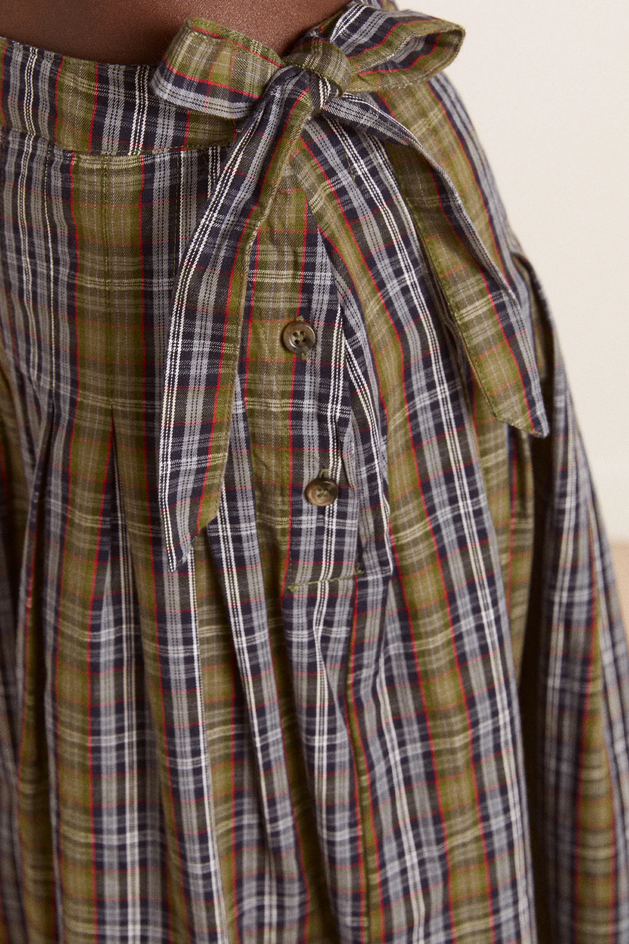 Josie Midi Skirt - Multi Check - Image 8