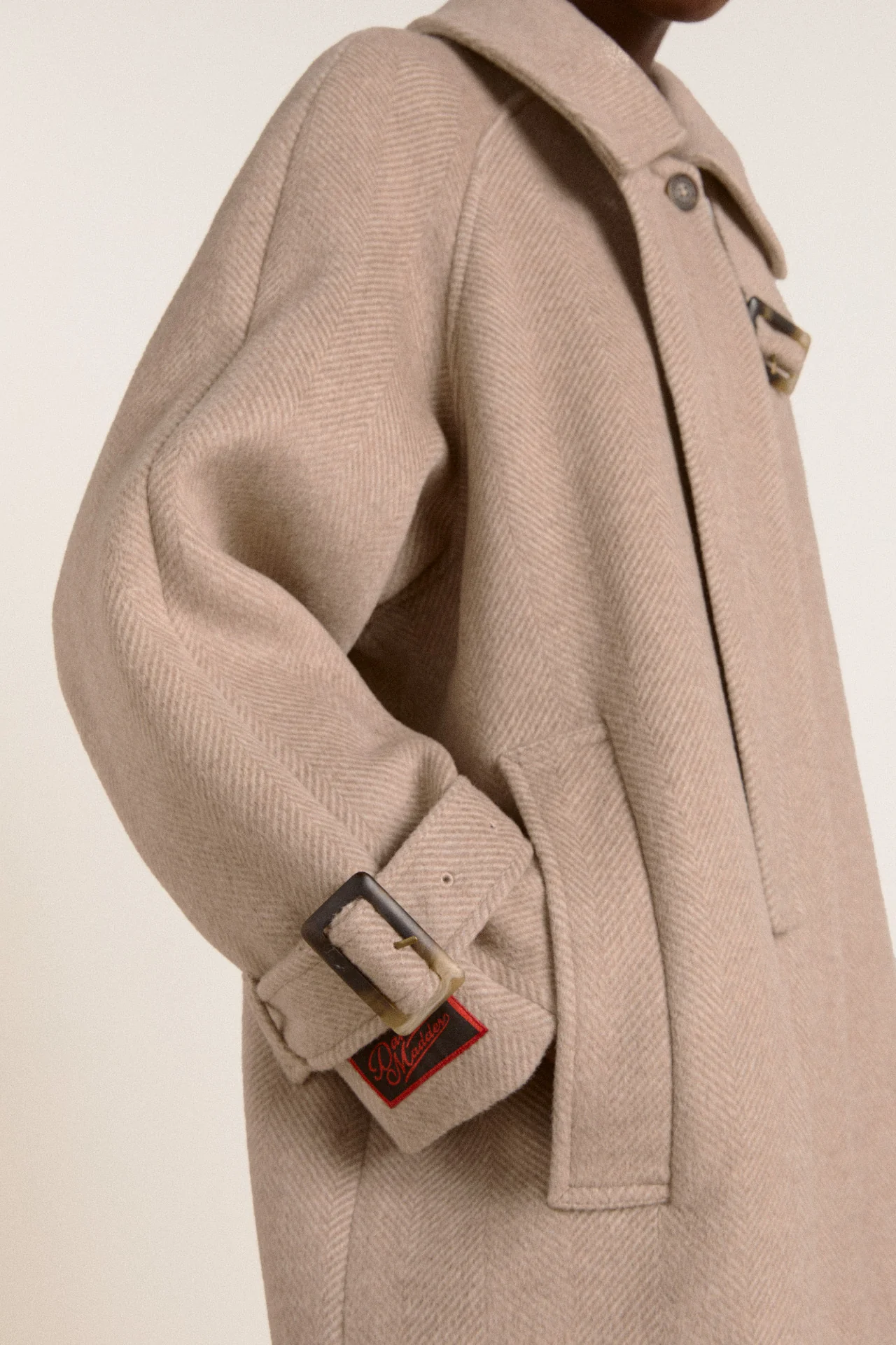 Jude Wool Coat - Oat - Image 6