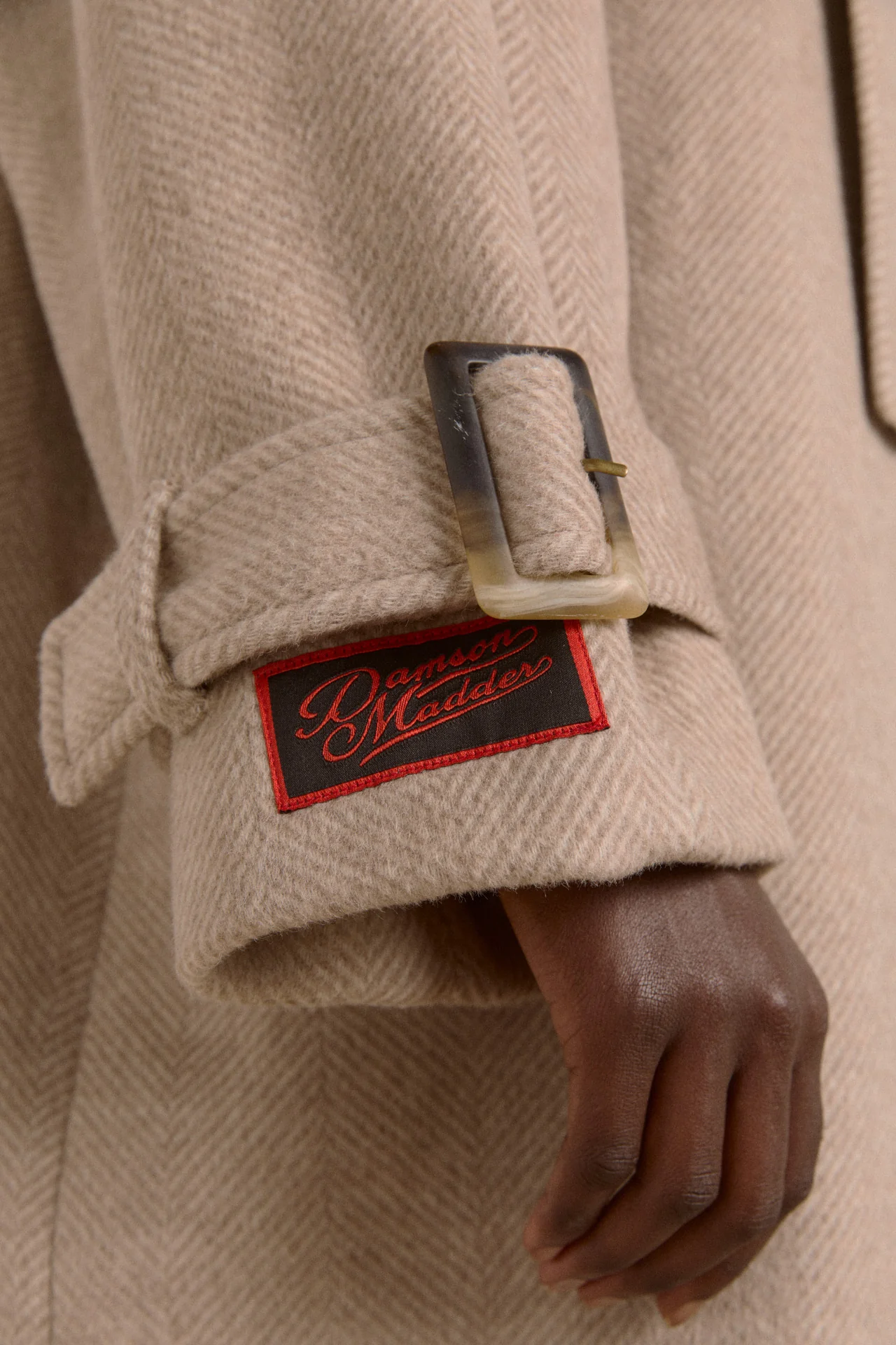 Jude Wool Coat - Oat - Image 8