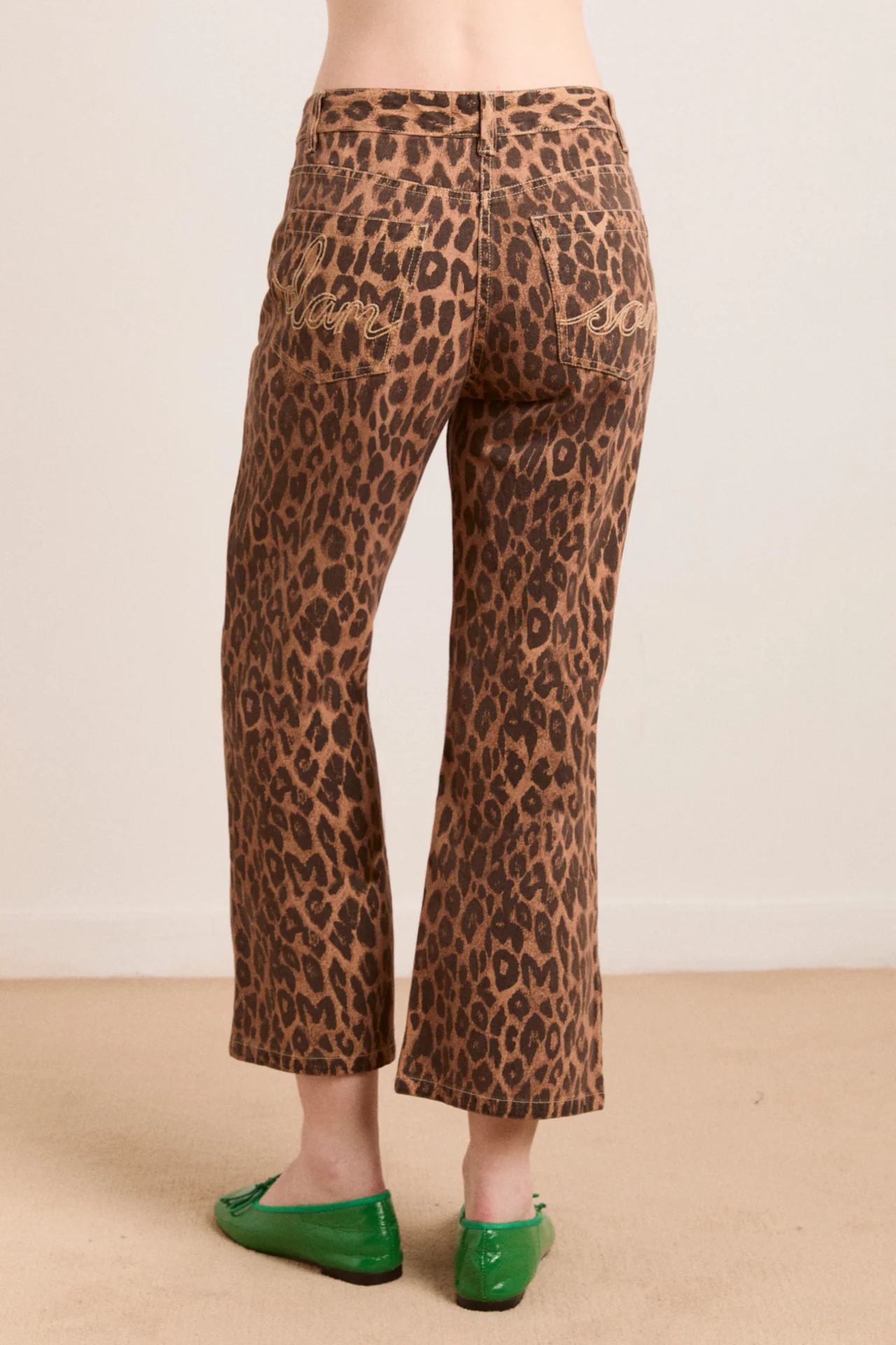 Kenny Twill Trouser- Leopard - Image 5