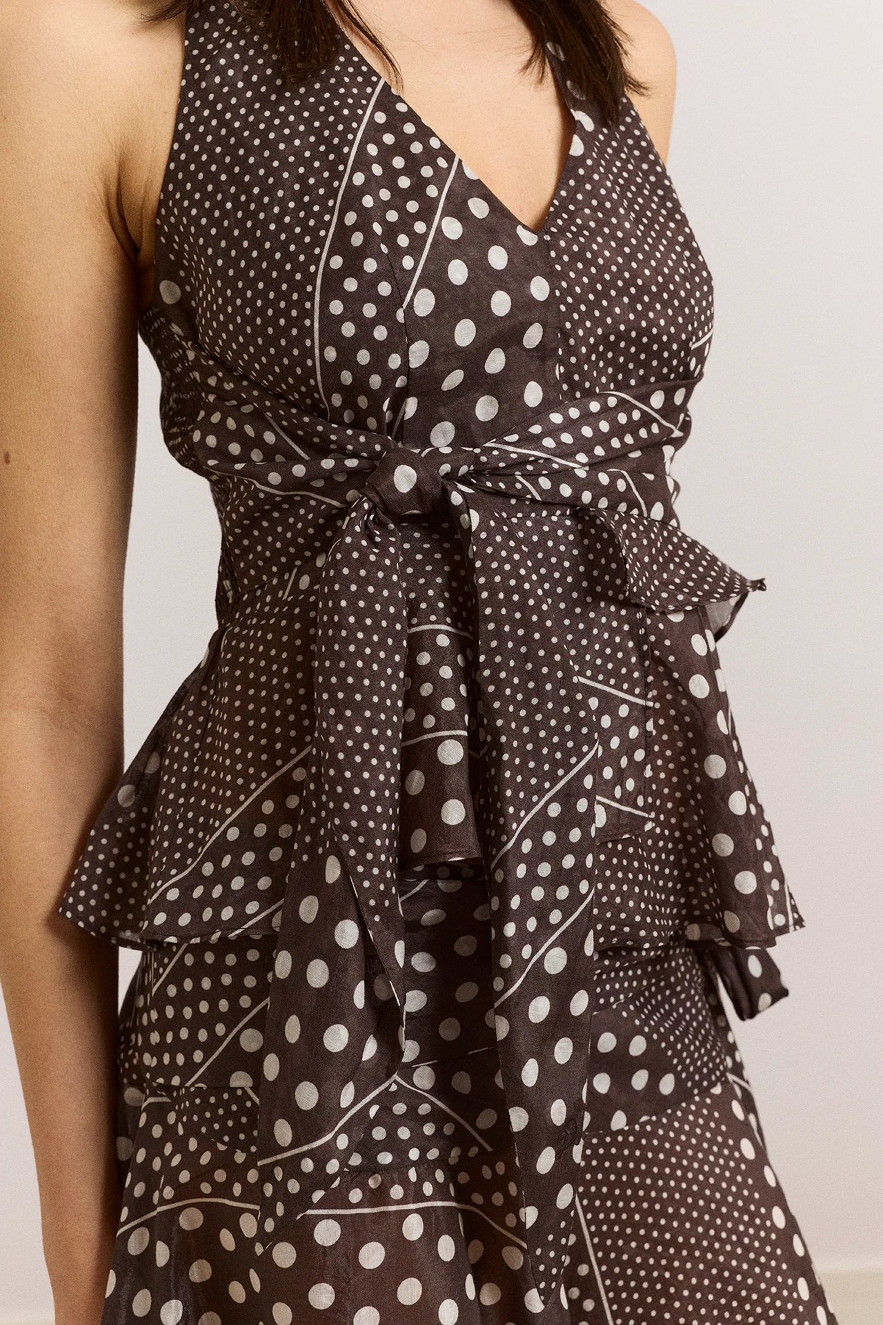 Leandra Halter Cami - Washed Black Spot - Image 8