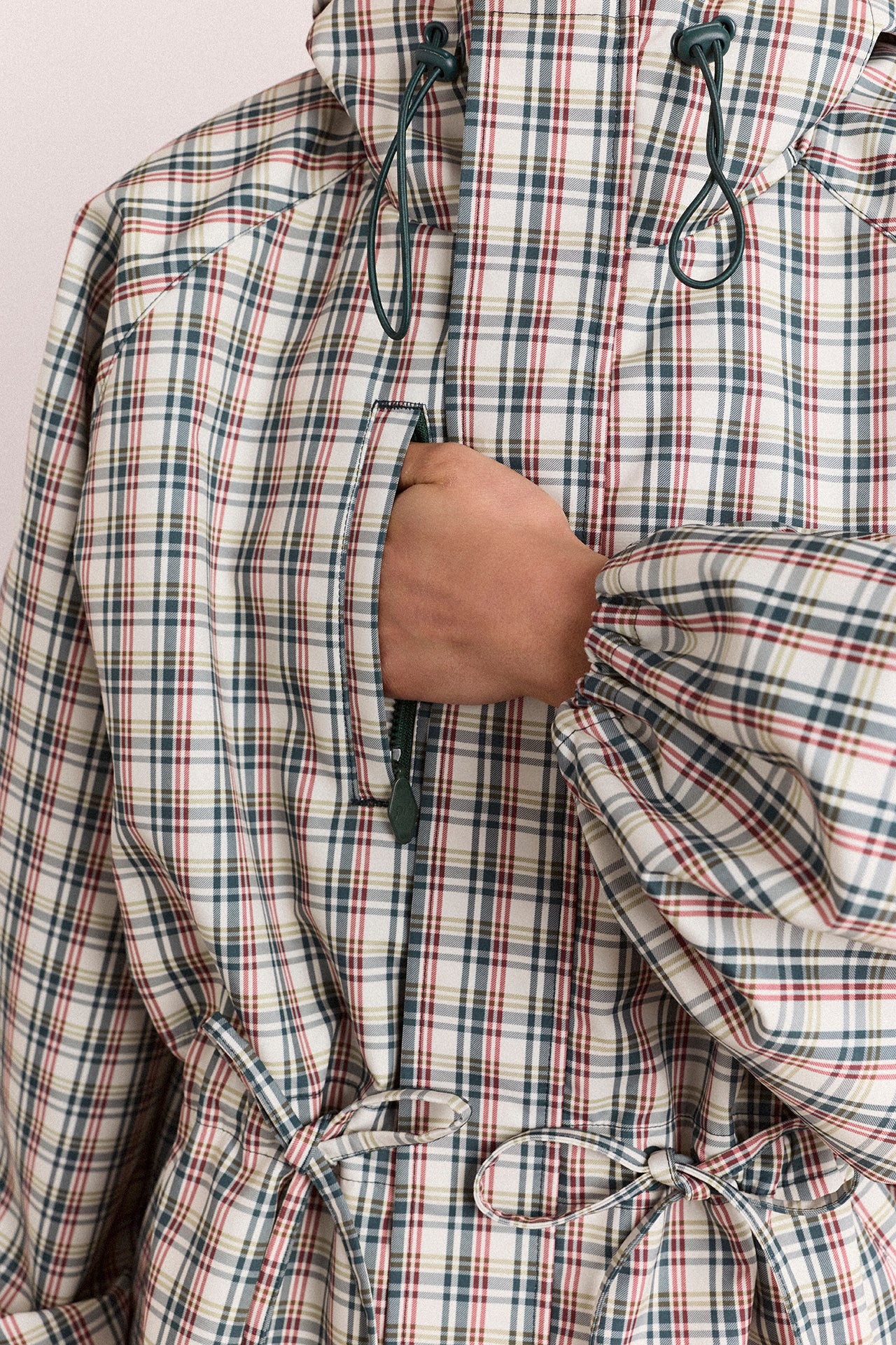 Liu Raincoat - Elderberry Check - Image 12