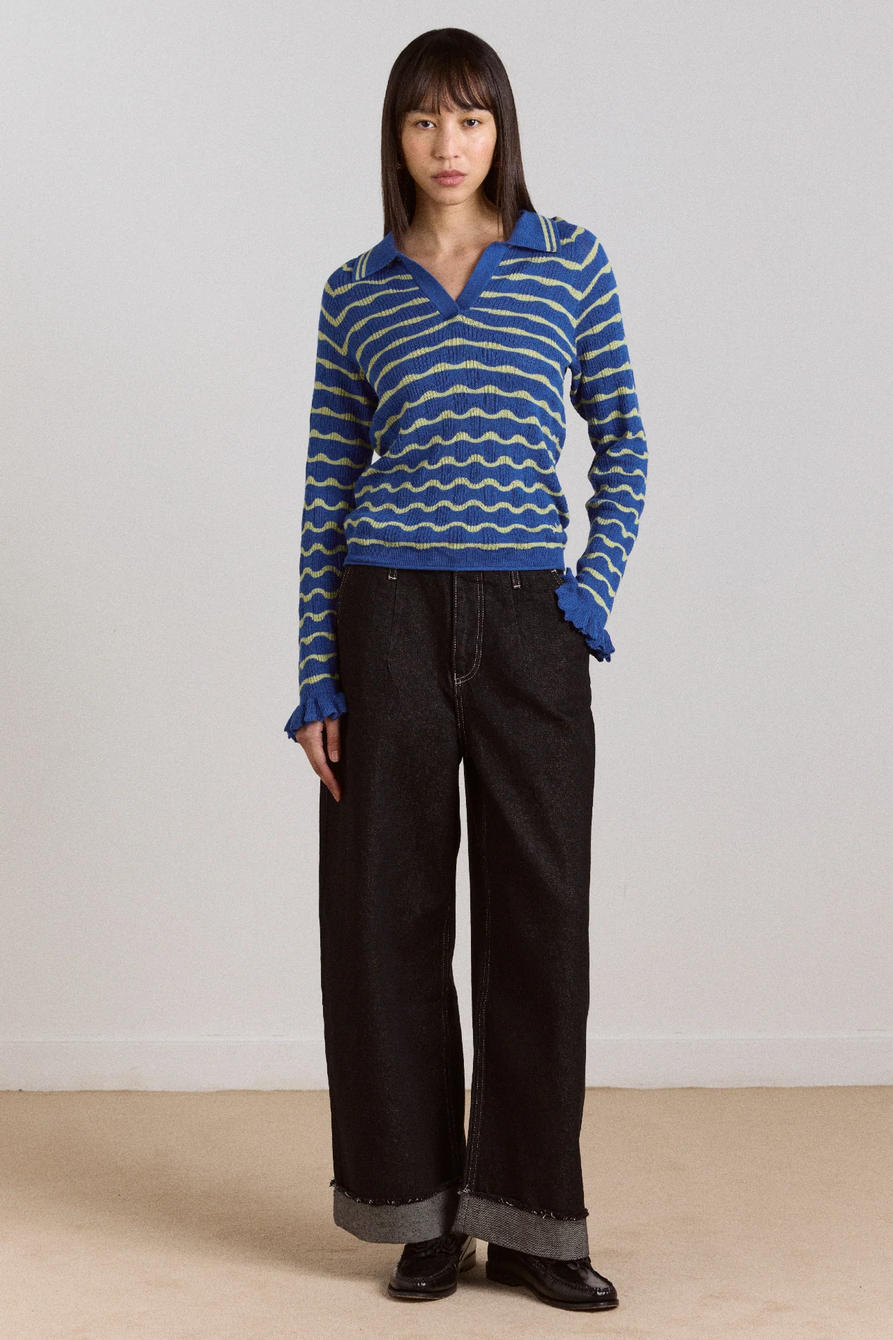 Loose Fit Pascal Jeans - Black Wash - Image 3
