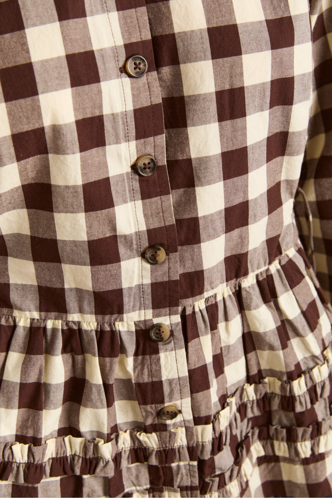 Madison Blouse - Butter Gingham - Image 13