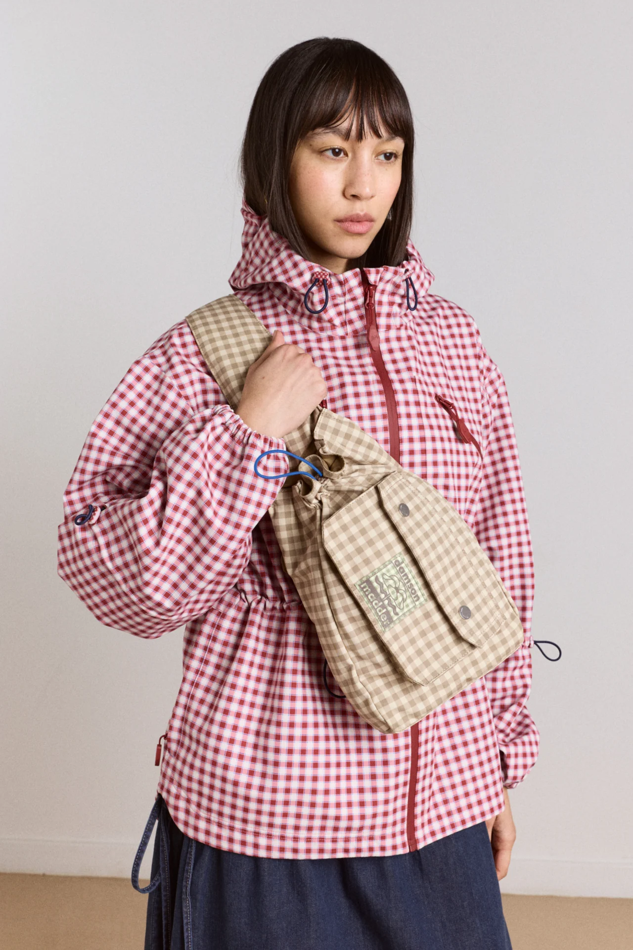 Matilda Cross Body Bag - Gingham - Image 3