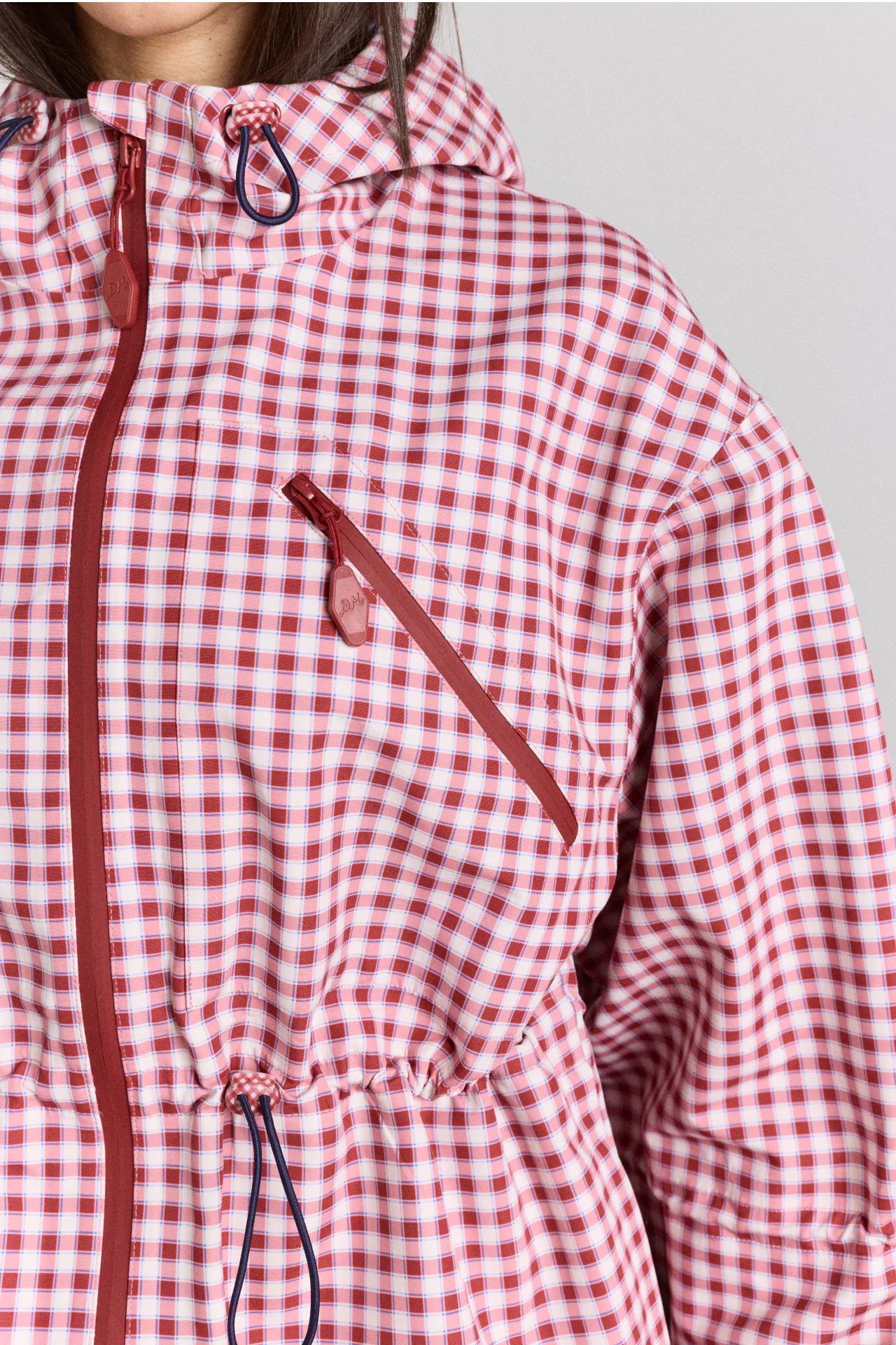 matilda raincoat - cherry gingham - Image 10