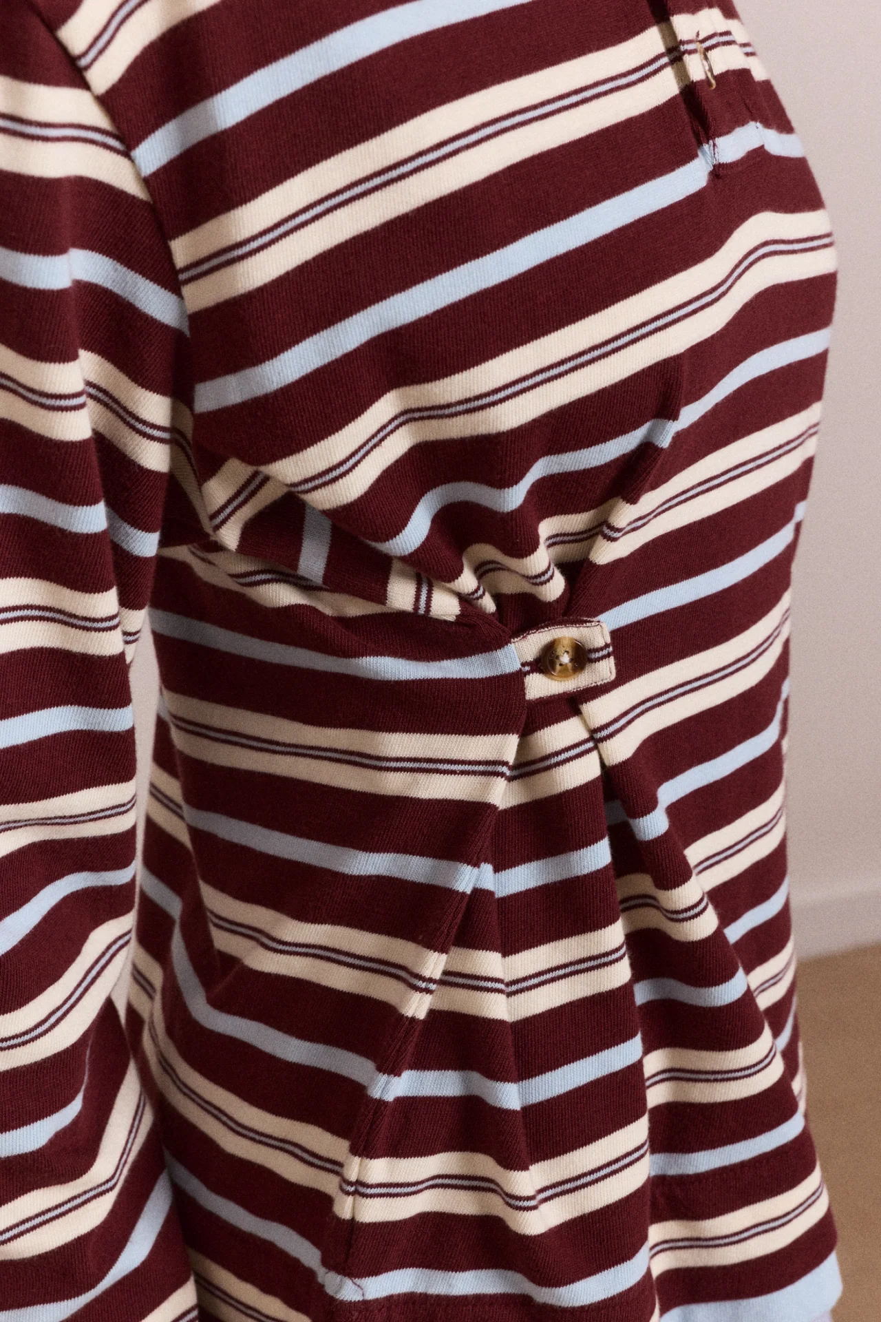 Noah Cinch Layered Rugby - Choc Stripe - Image 7