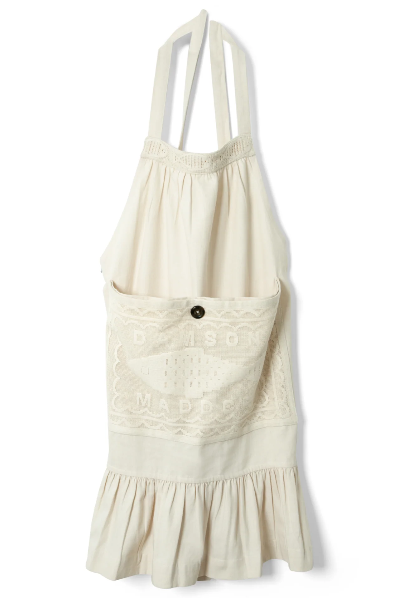 Nonna's House - Ercu Filet Lace Apron - Image 4
