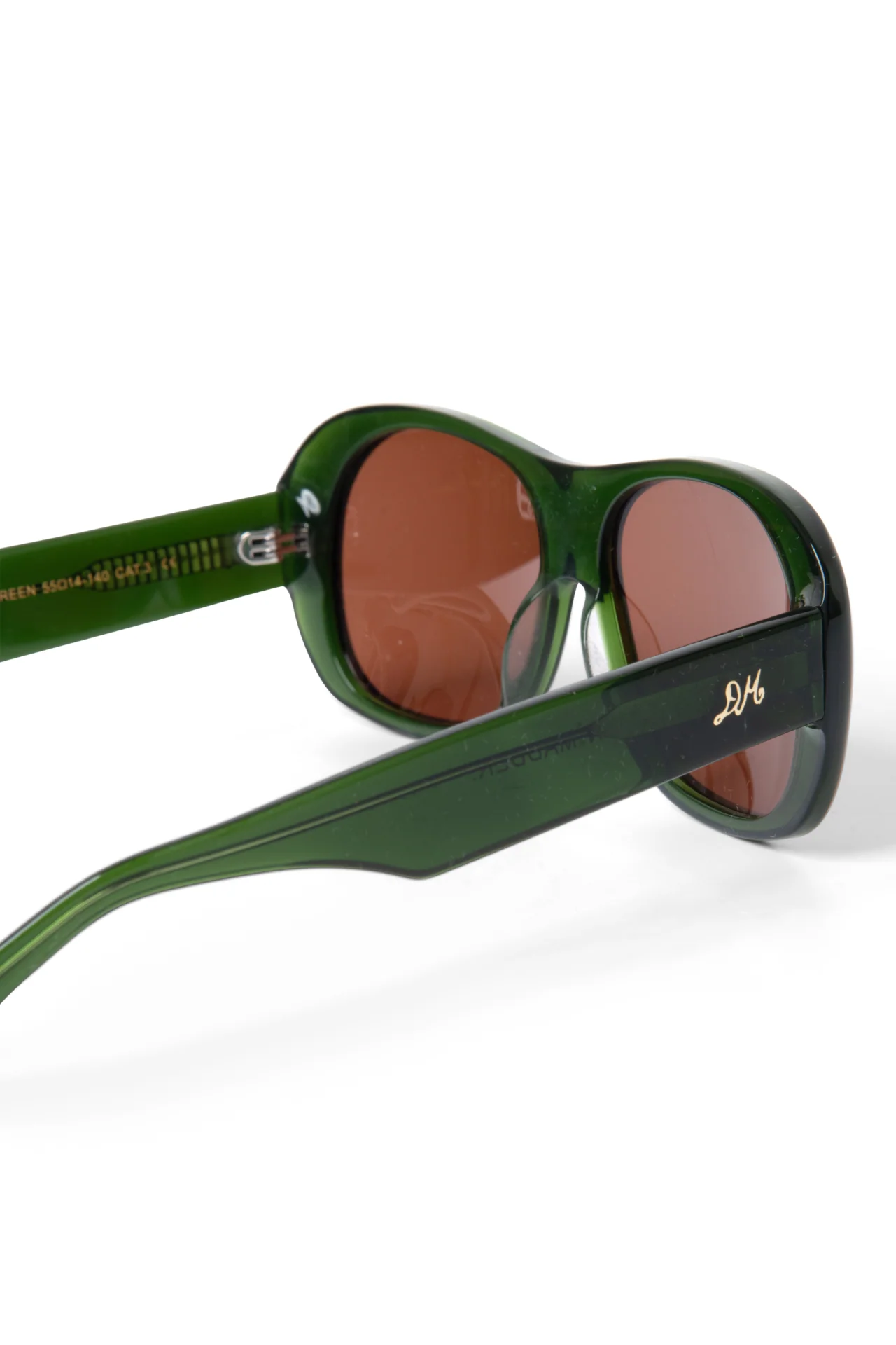 Oversized Aviator Sunglasses - Green - Image 7