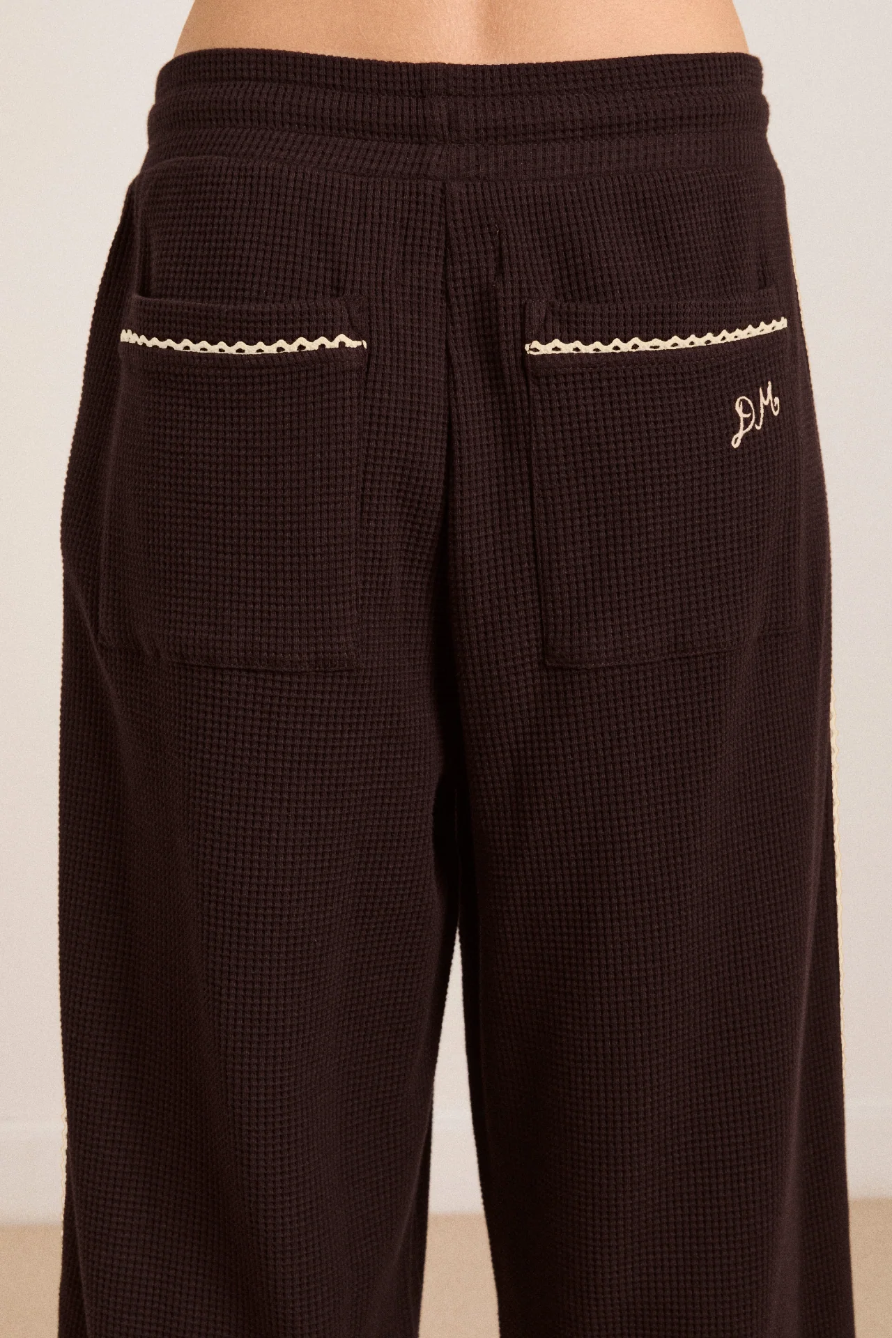 Piper Waffle Jogger - Chocolate - Image 9