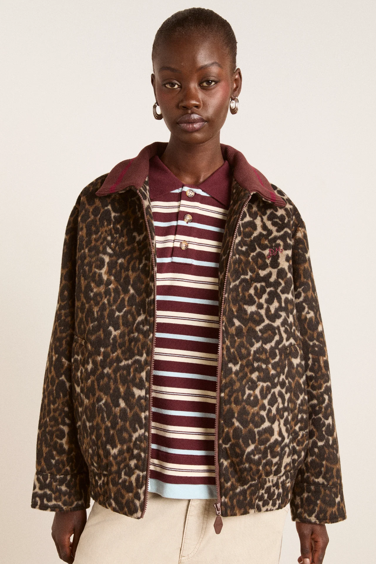 Pixie Bomber Jacket - Leopard - Image 9