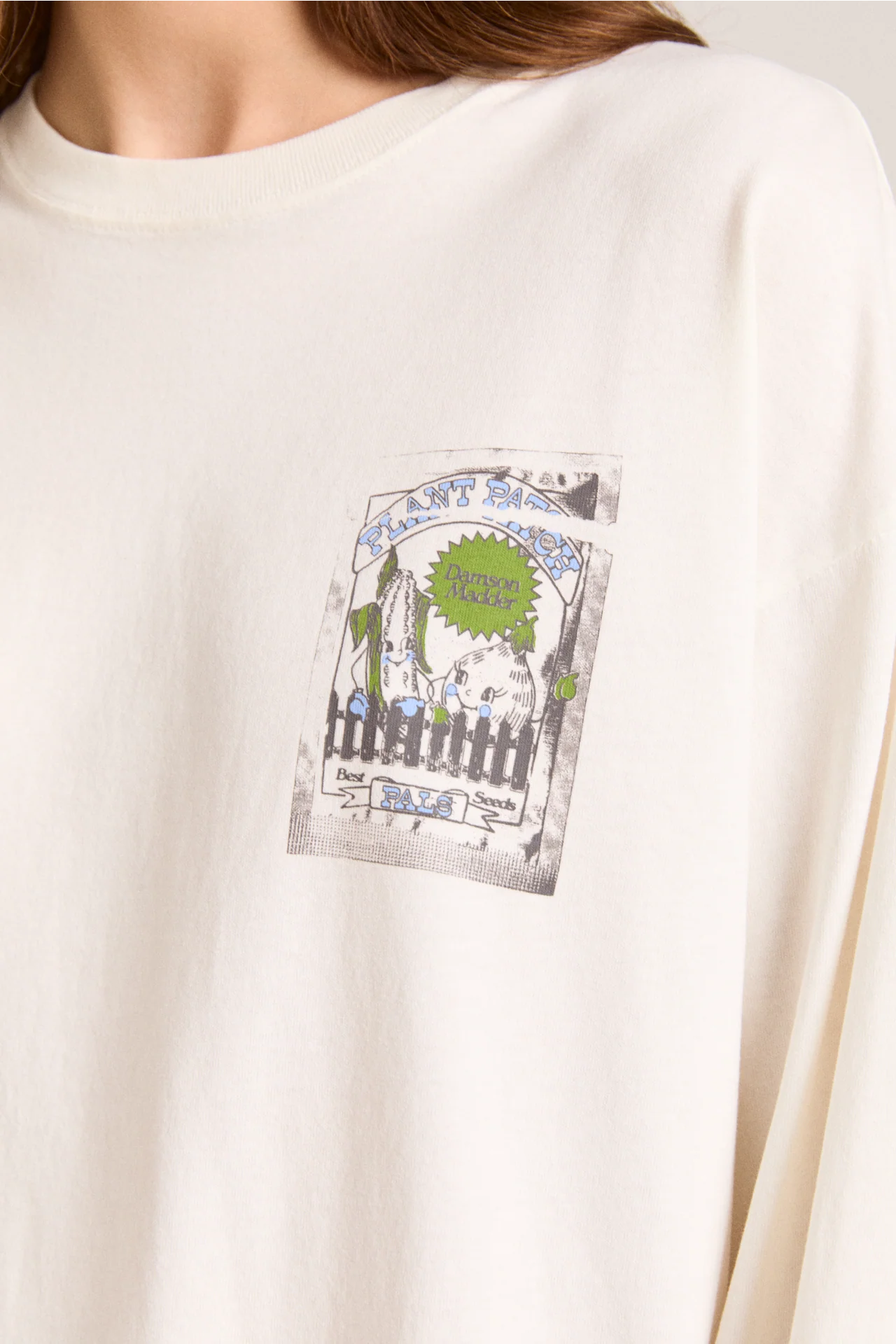 Plant Patch Pals - Ecru Long Sleeve - Image 8