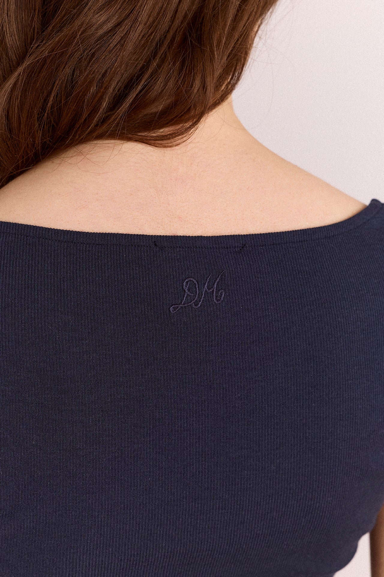 Posie Short Sleeve Top - Navy - Image 7