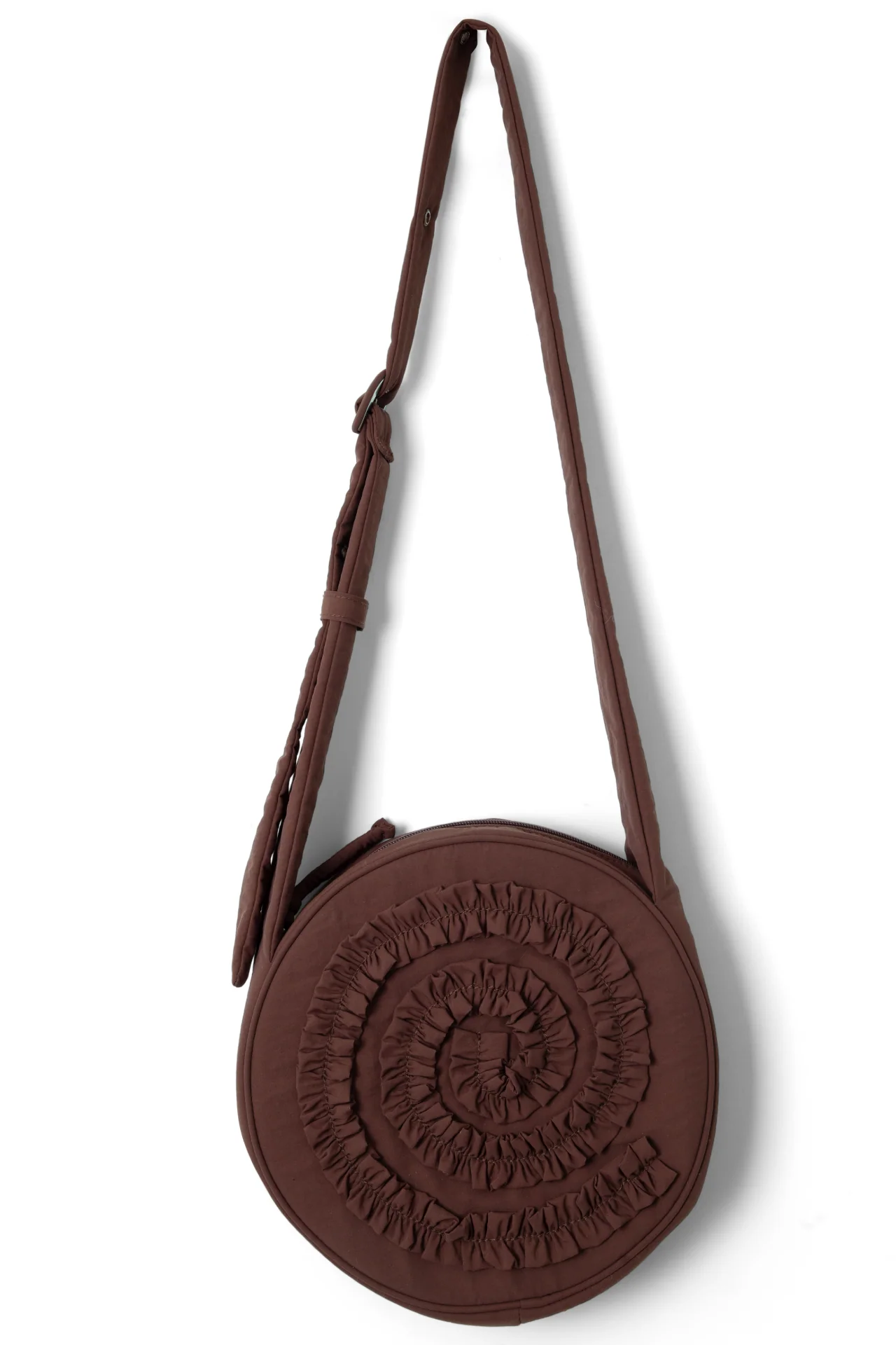 Rae Circle Swirl Bag - Chocolate - Image 5