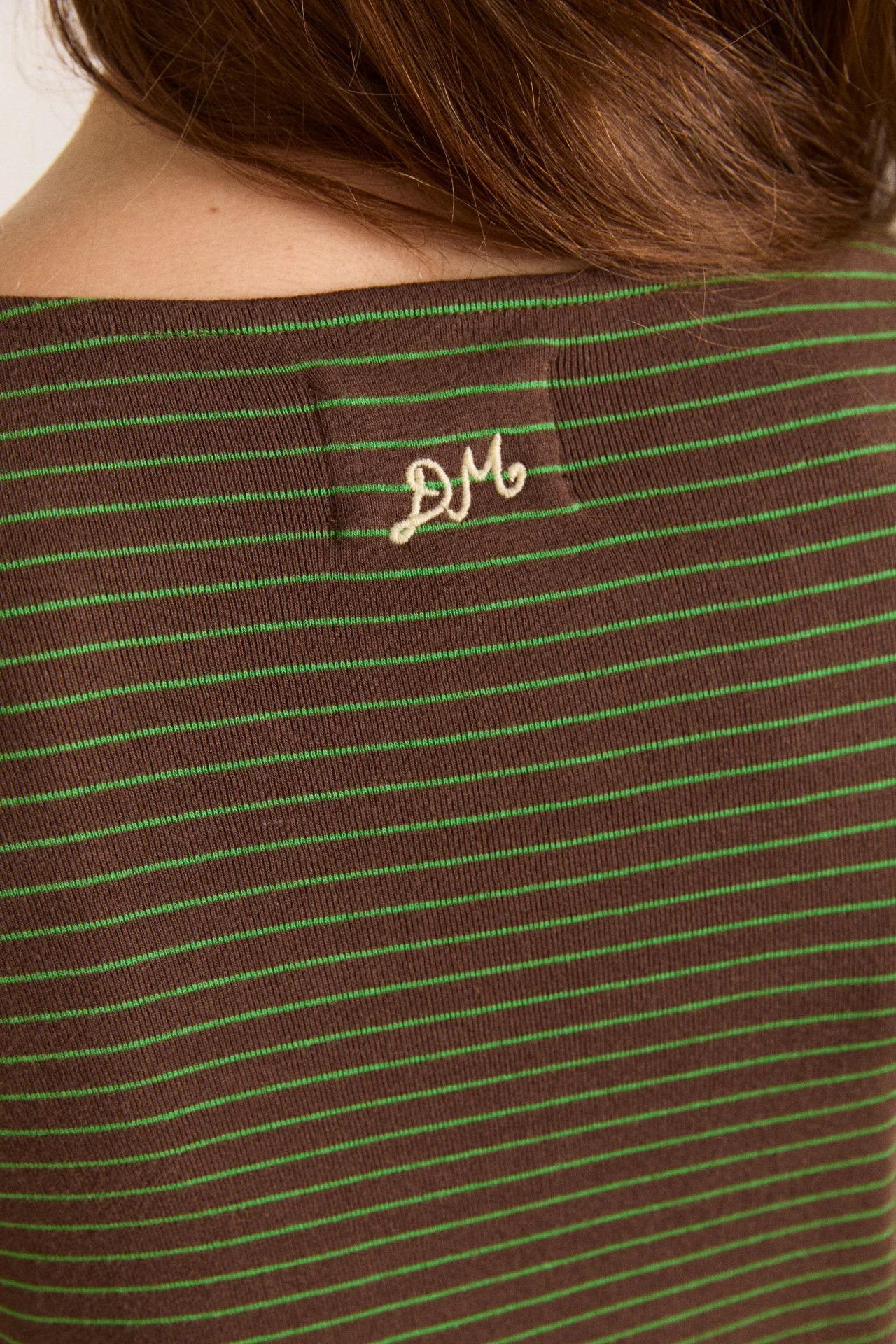 Raelynn Tee - Green Stripe - Image 12