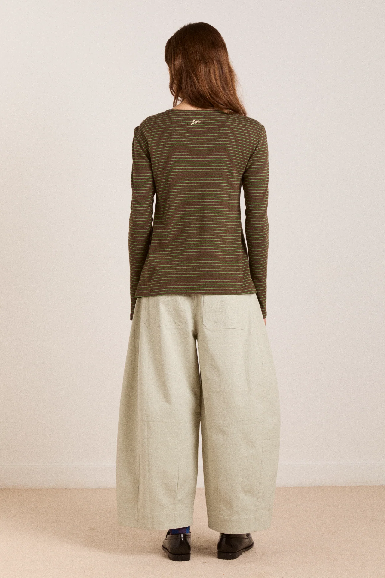 Raelynn Tee - Green Stripe - Image 6