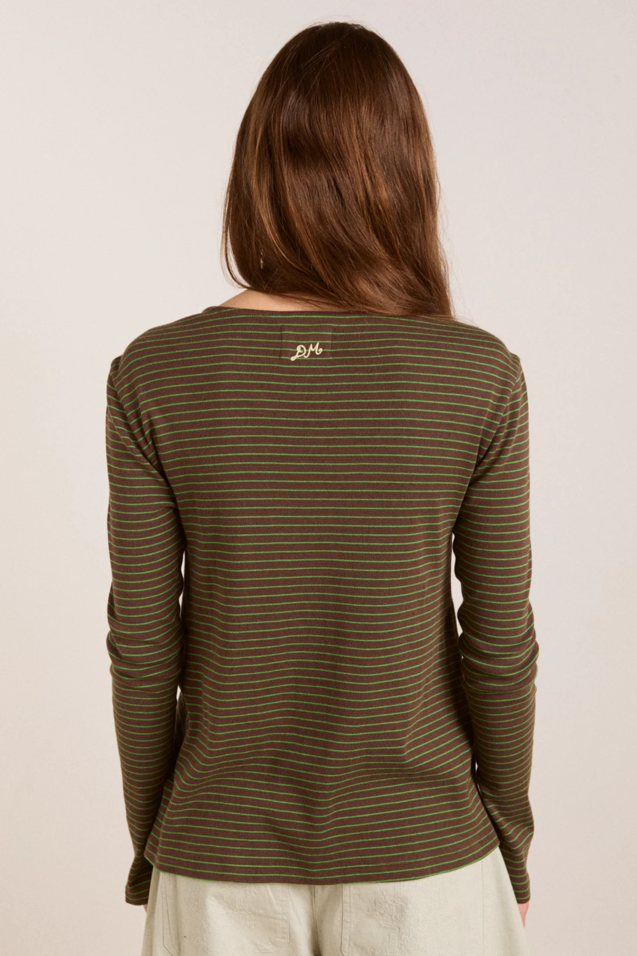 Raelynn Tee - Green Stripe - Image 7