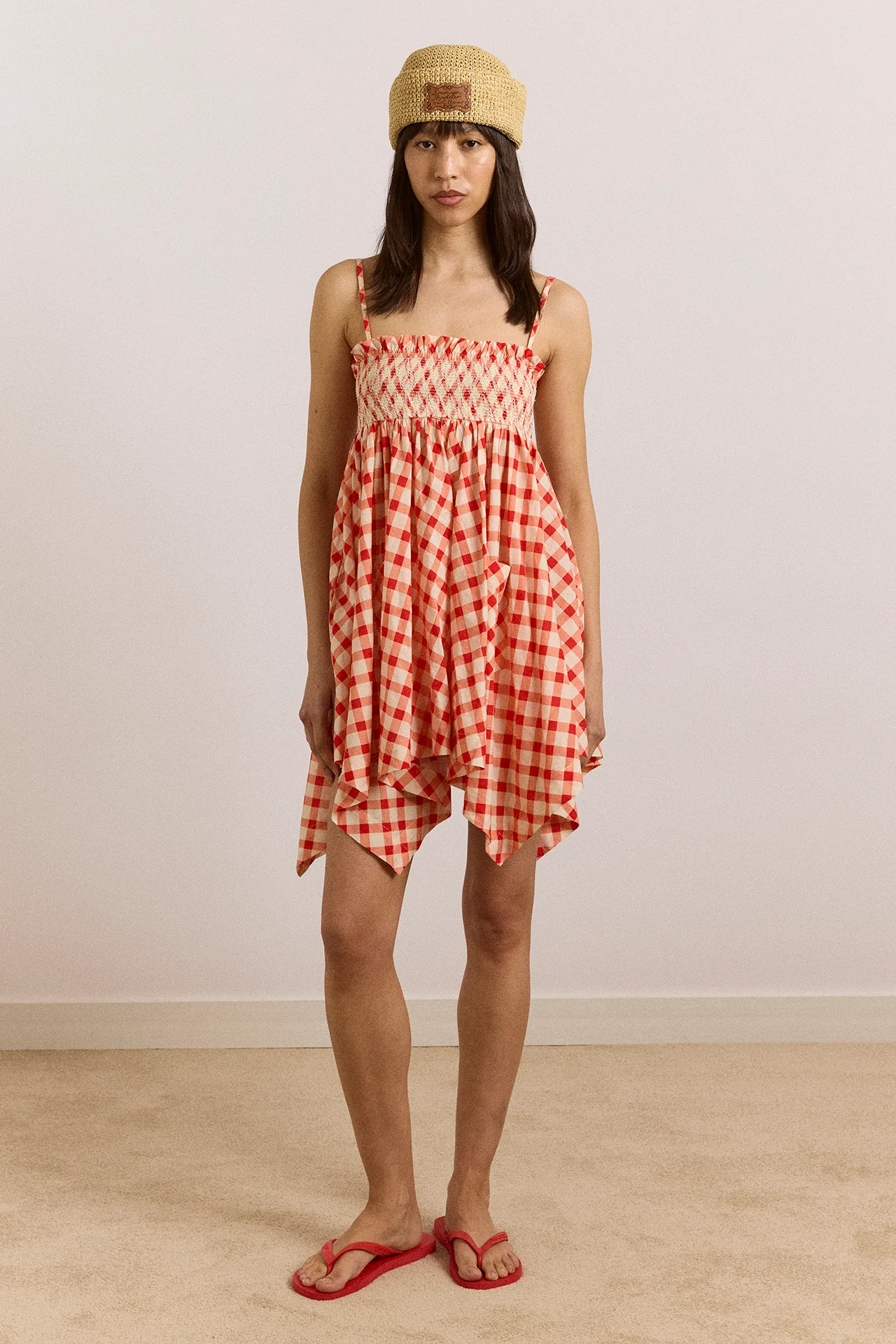 Raffia Sailor Hat - Natural - Image 6