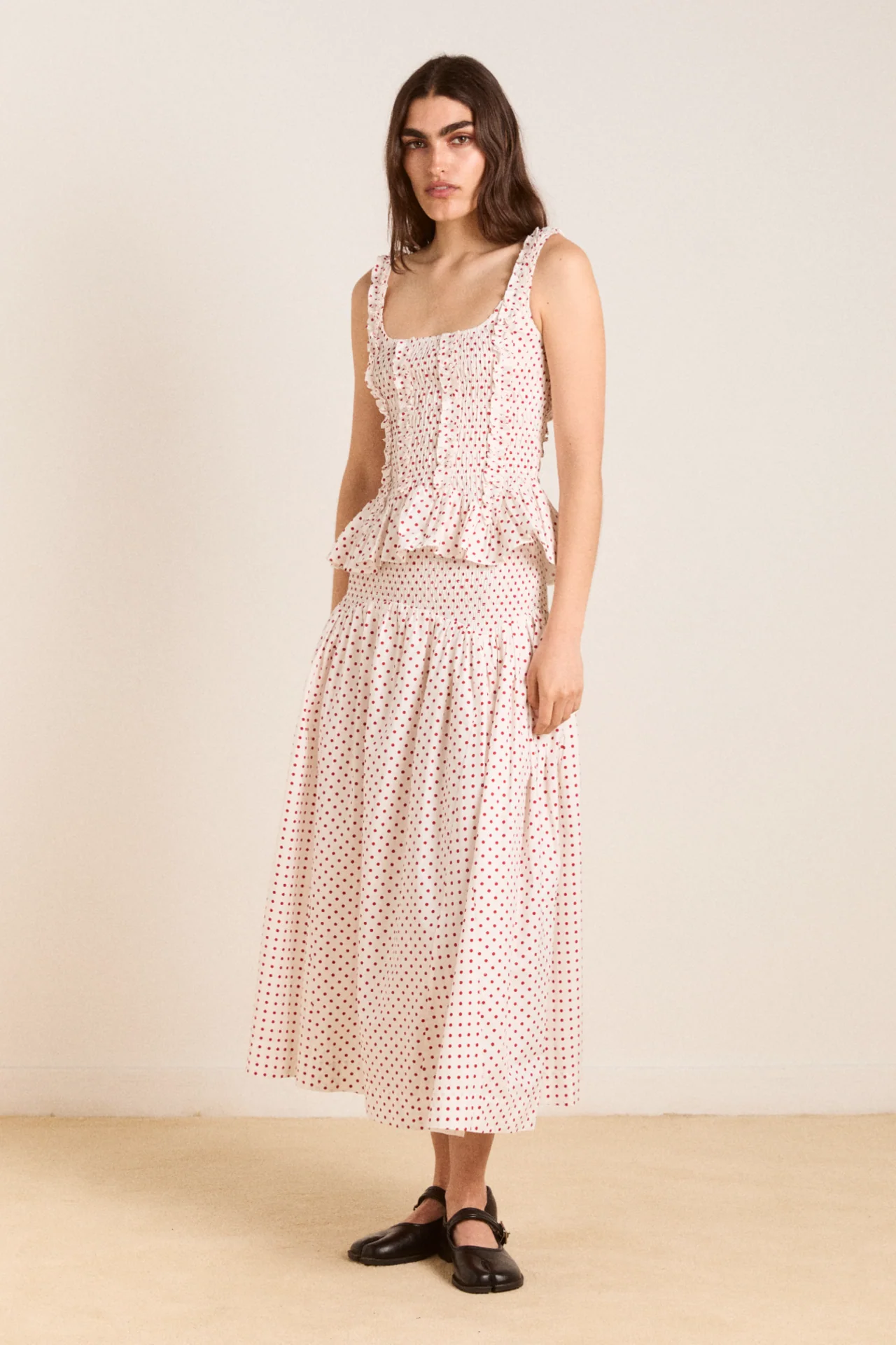 Raphi Cami - Off White And Red Spot - Image 5