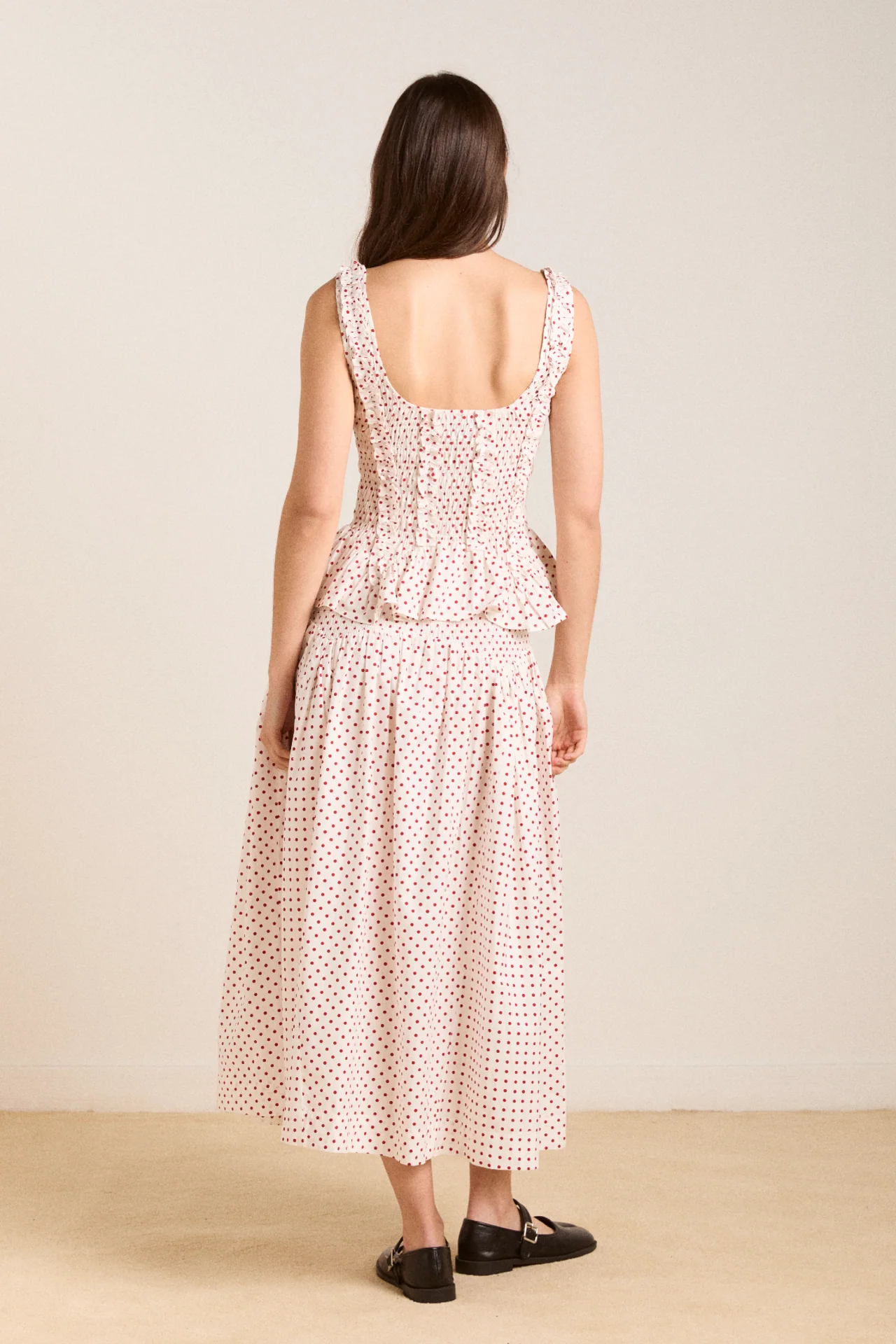 Raphi Cami - Off White And Red Spot - Image 7