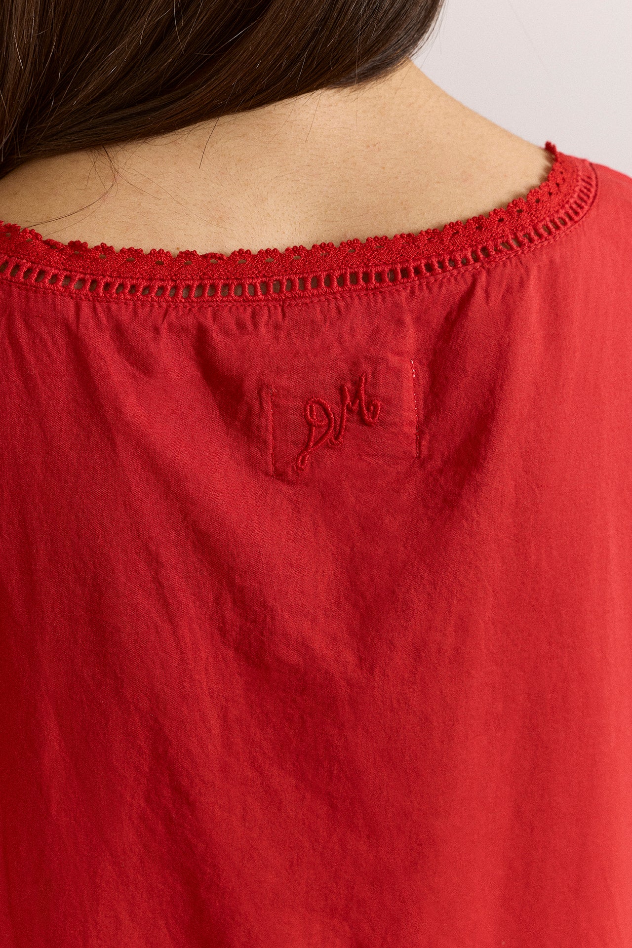 Raven Mini Night Dress - Red - Image 4