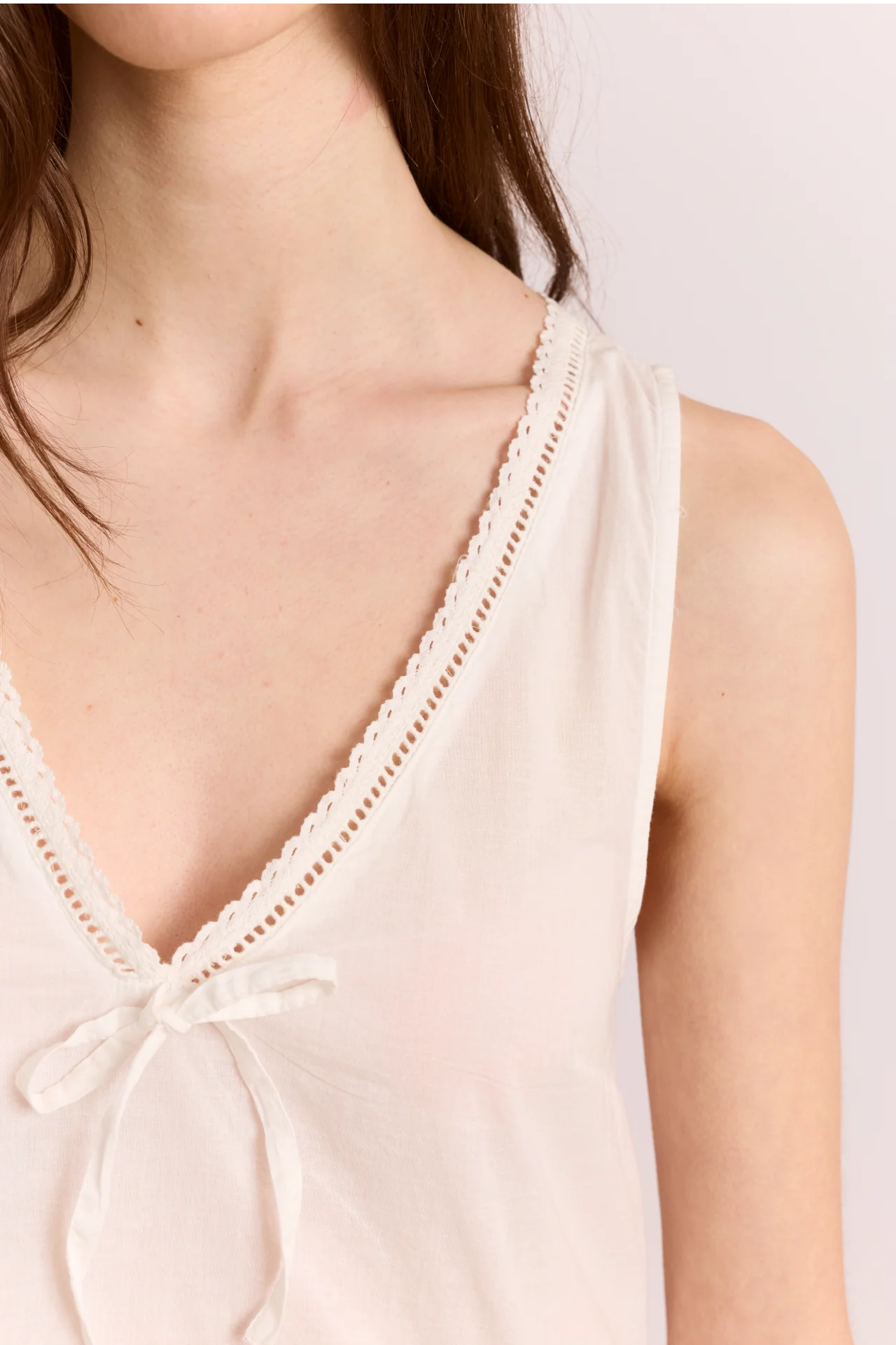 Raven Mini Night Dress - White - Image 7
