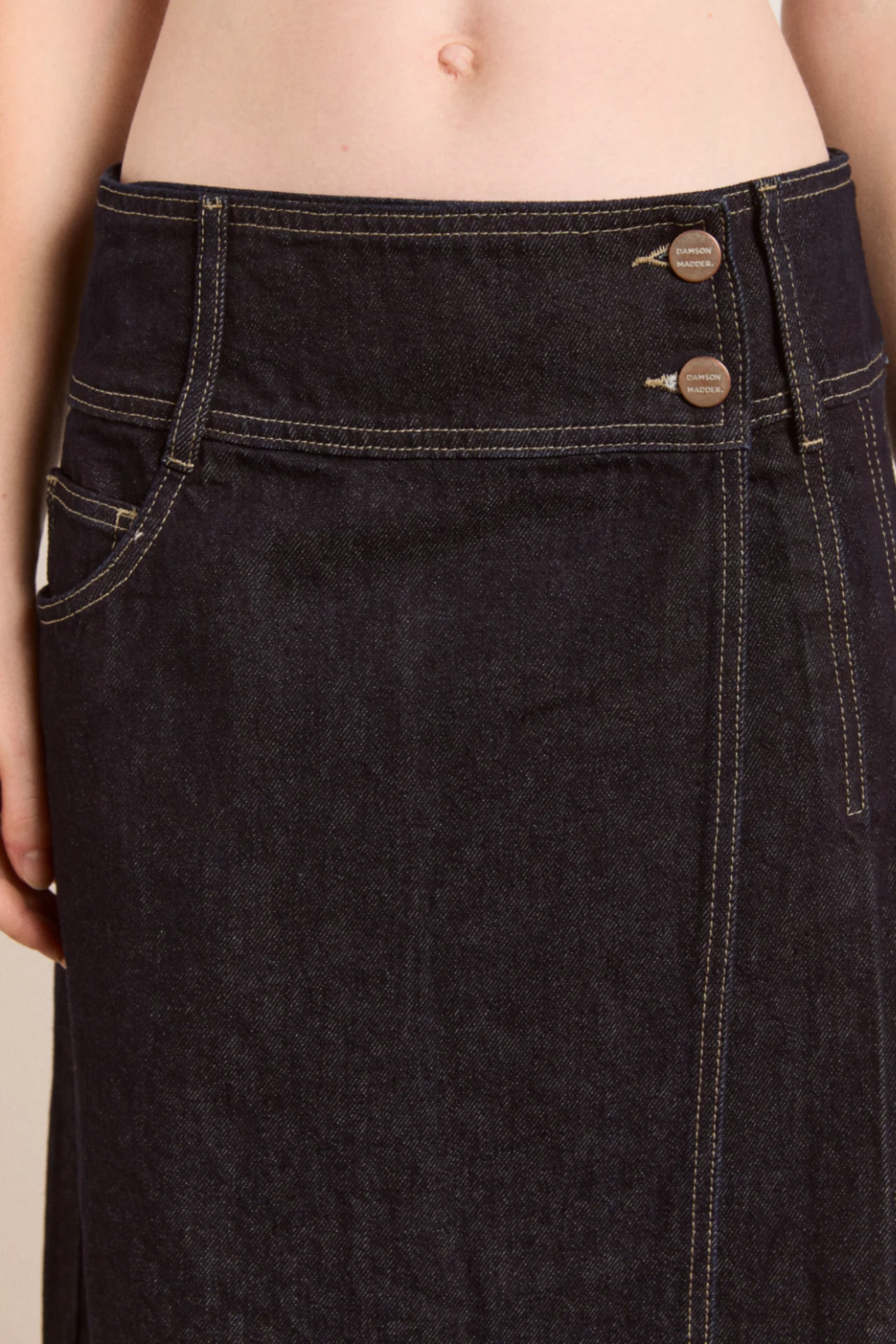 Raye Denim Skirt - Dark Indigo - Image 11