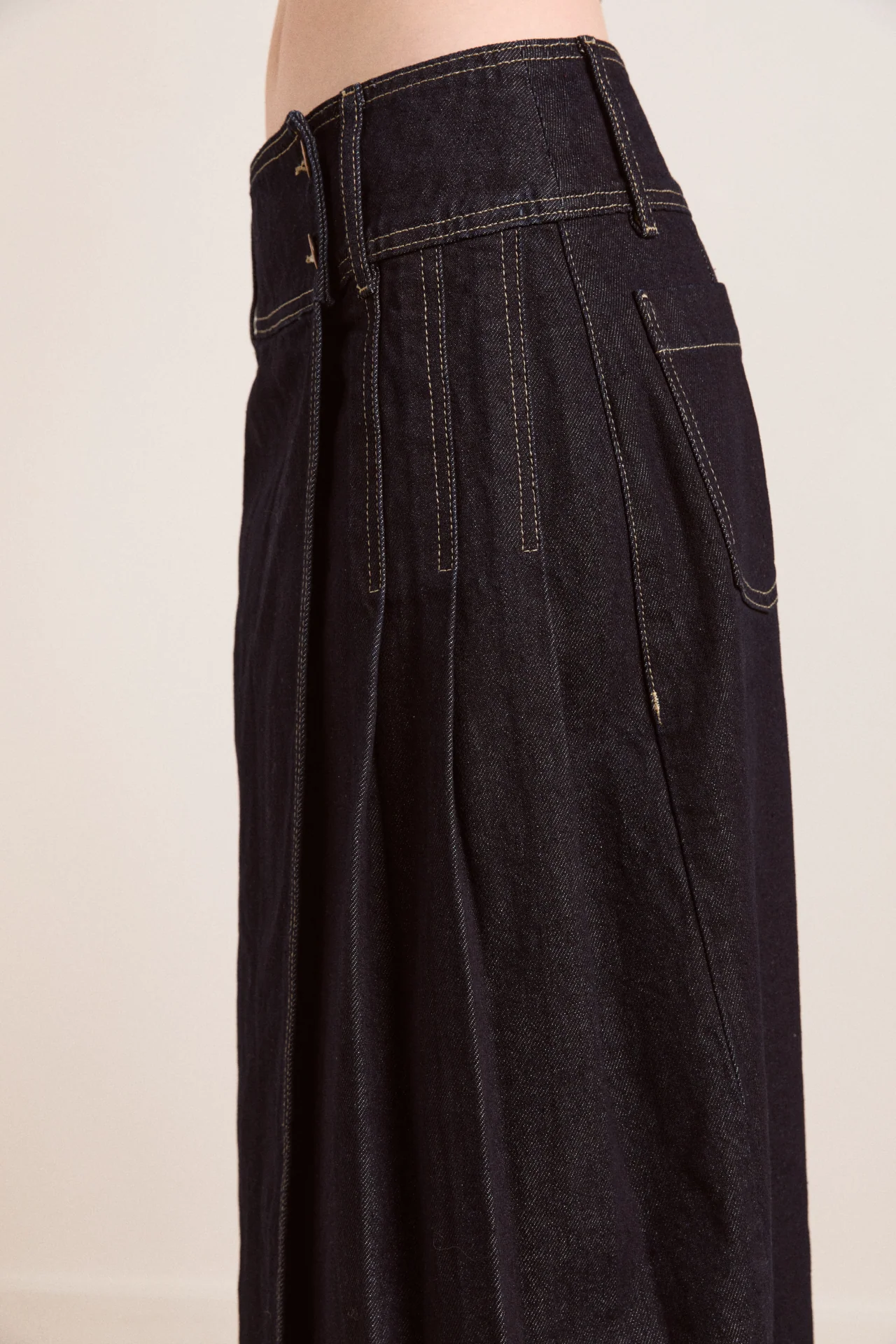 Raye Denim Skirt - Dark Indigo - Image 14