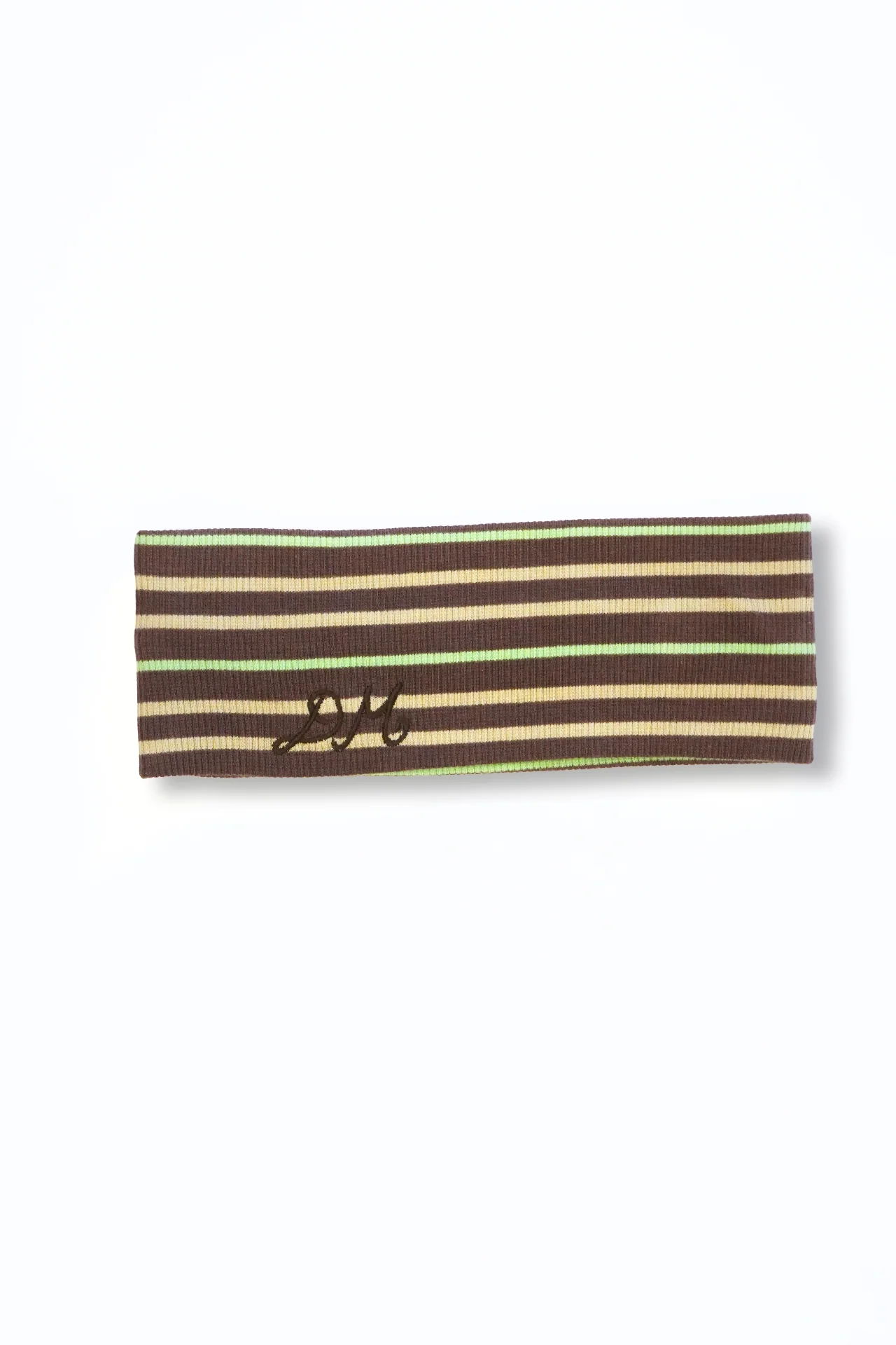 Ribbed Headband- Brown Stripe - Image 6