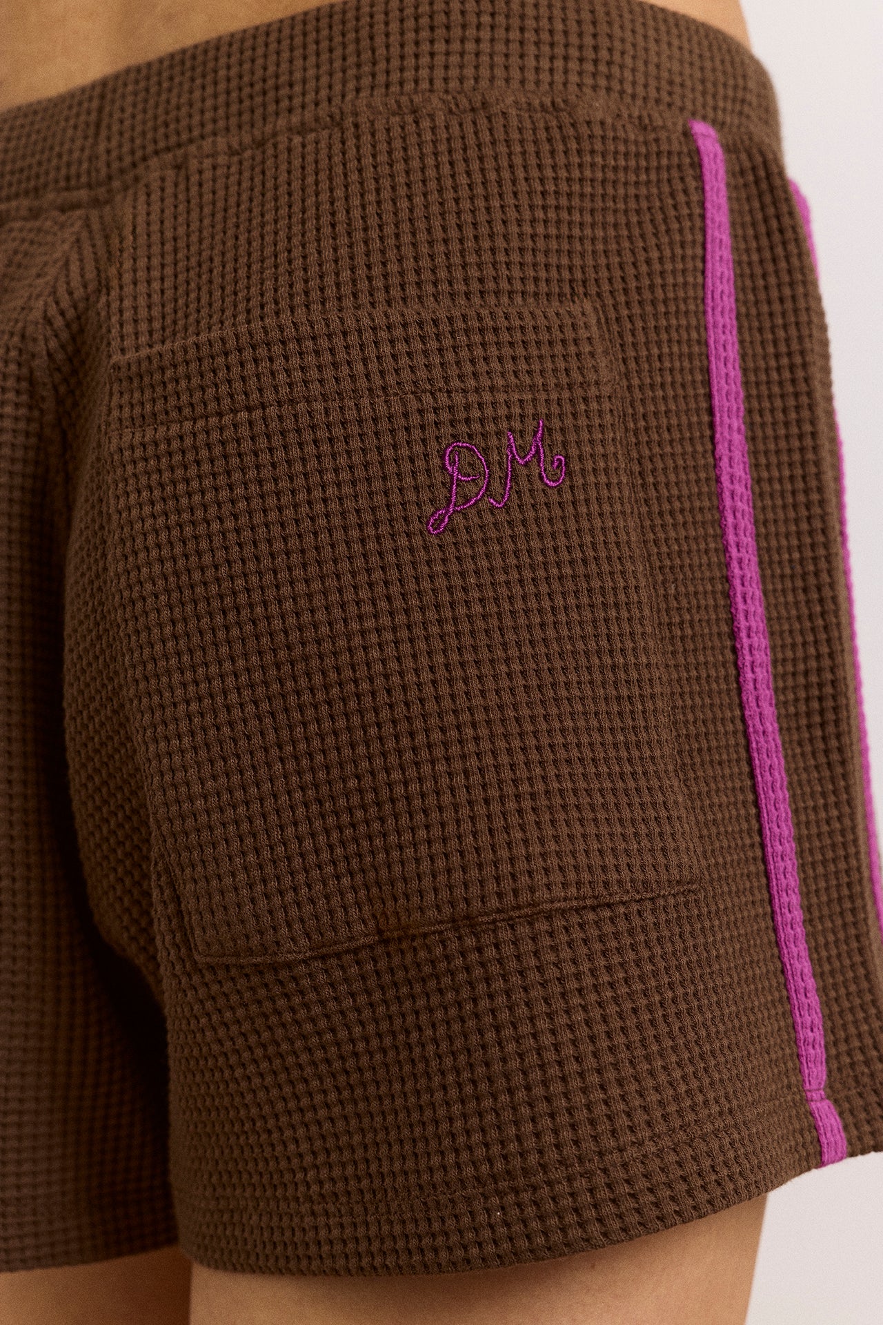 Rylee Waffle Short - Choc - Image 11