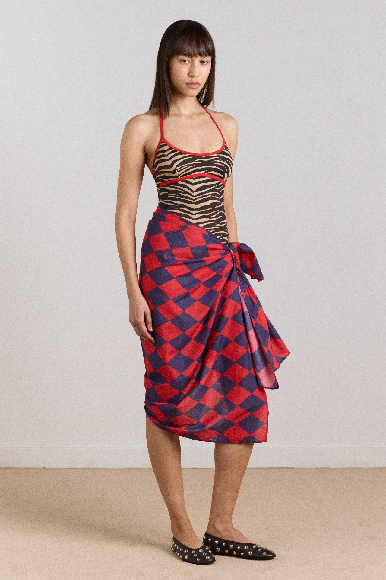 Sarong - Harlequin Print - Image 4