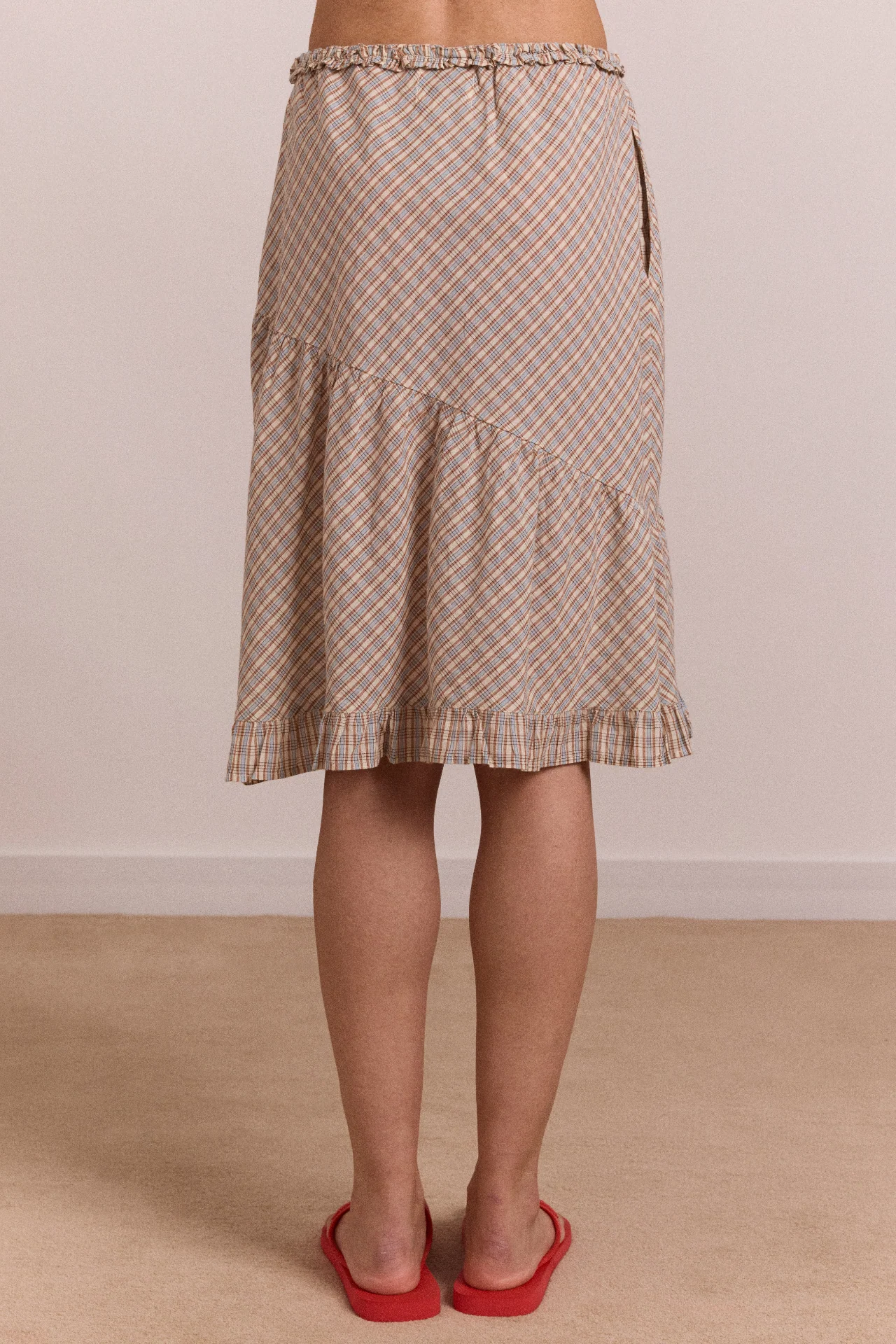 Sigourney Skirt - Ginger Check - Image 6