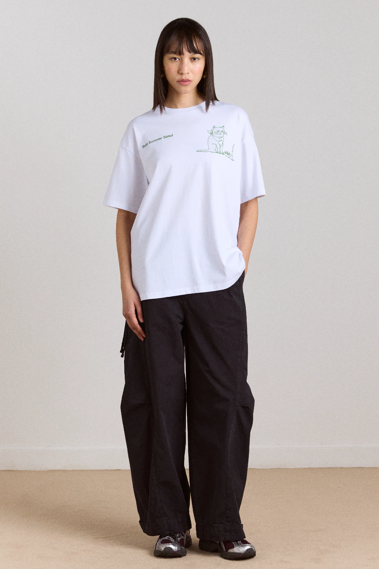 Solo Salad Graphic Tee - White - Image 4