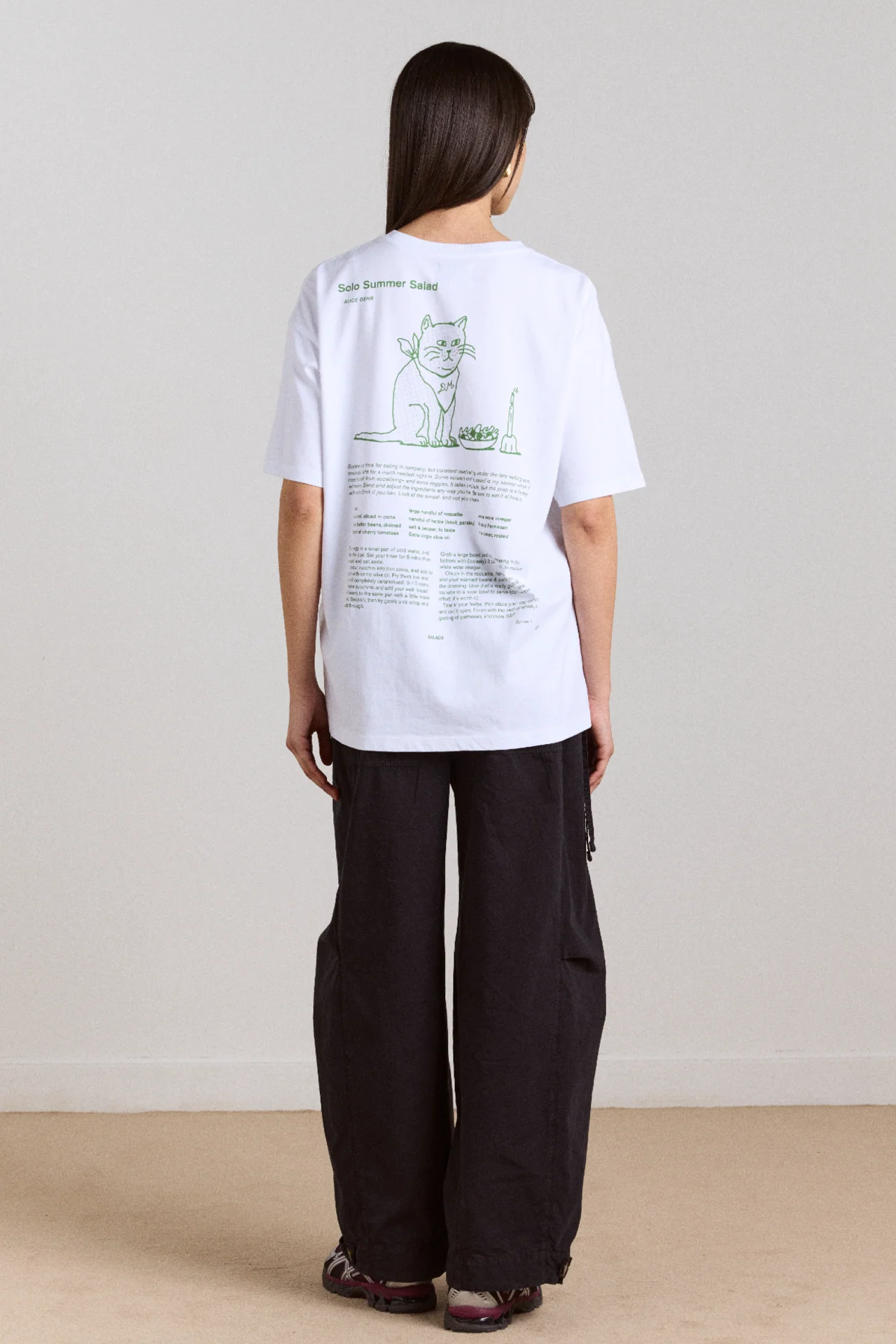 Solo Salad Graphic Tee - White - Image 5