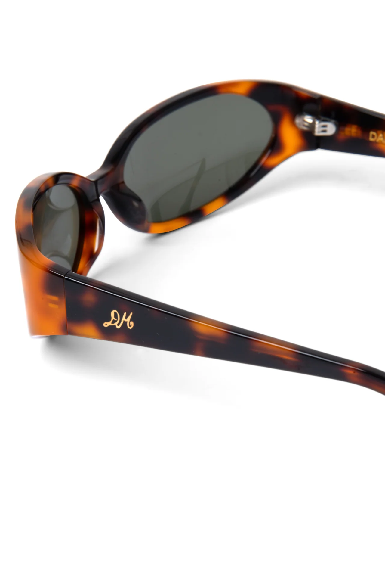 Sporty Wrap Around Sunglasses - Tort - Image 7