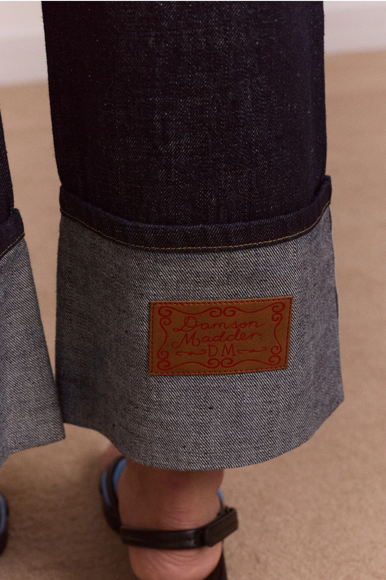 Straight Leg Montana Turn Up Jean -Indigo Selvedge - Image 11