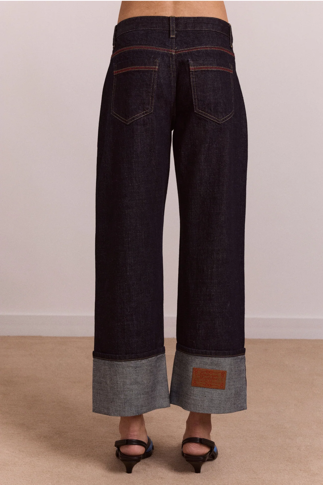 Straight Leg Montana Turn Up Jean -Indigo Selvedge - Image 5