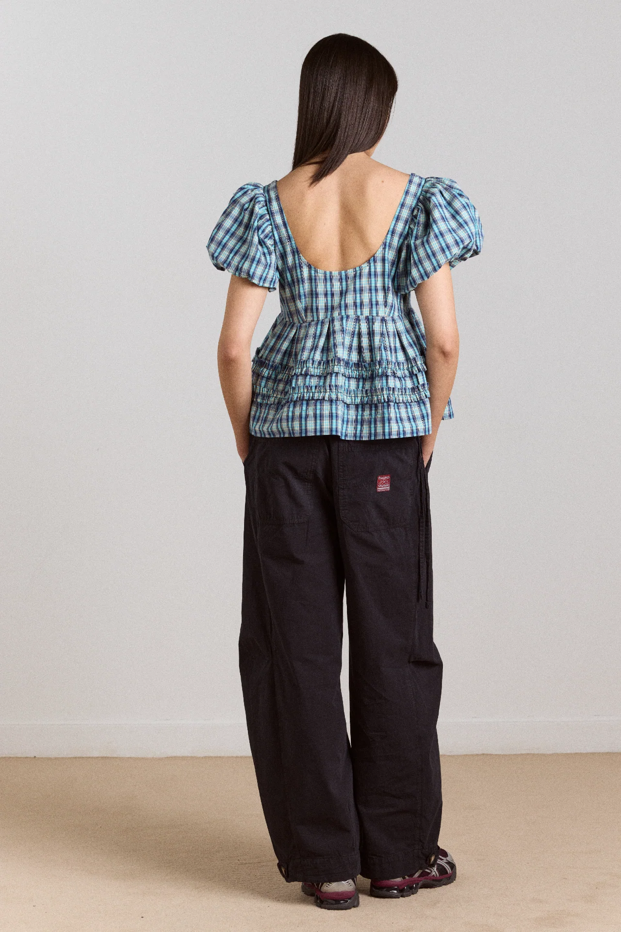 Summer Joy Blouse- Tomboy Check - Image 8