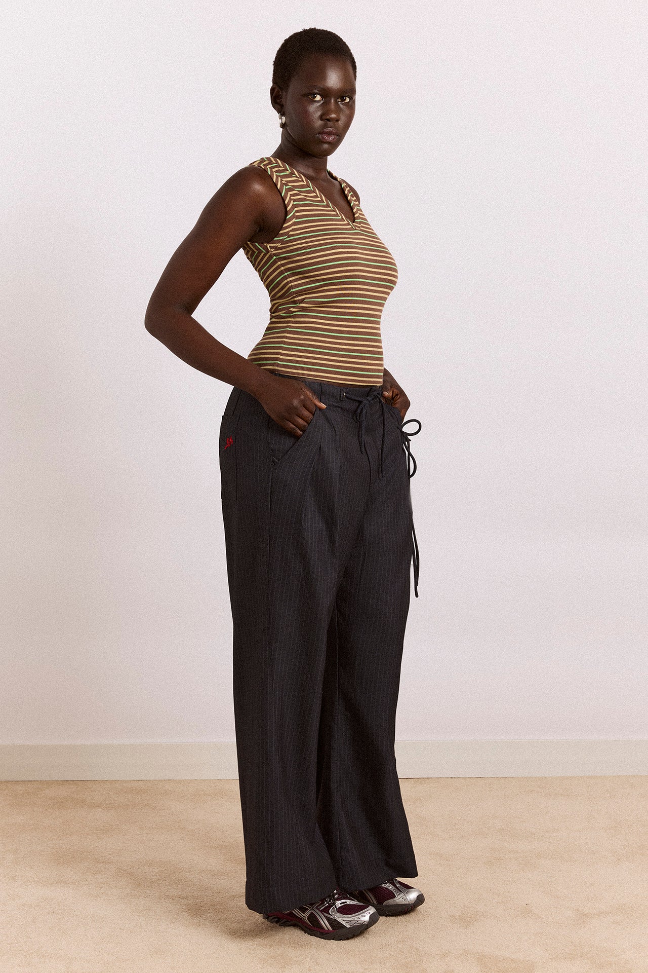Tatianna Trouser - Pinstripe - Image 5