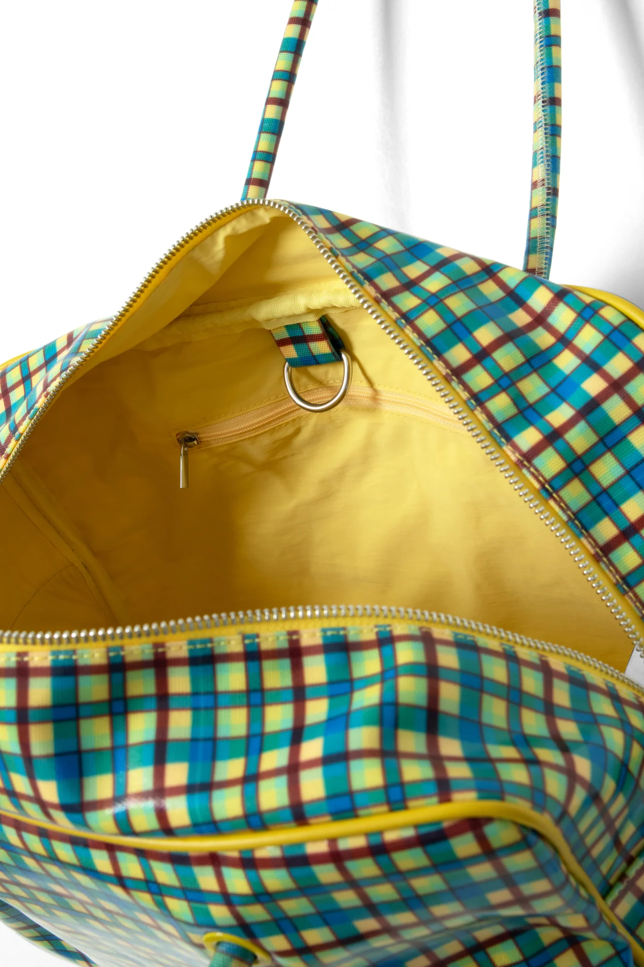 Truro Coated Holdall - Zesty Check - Image 6