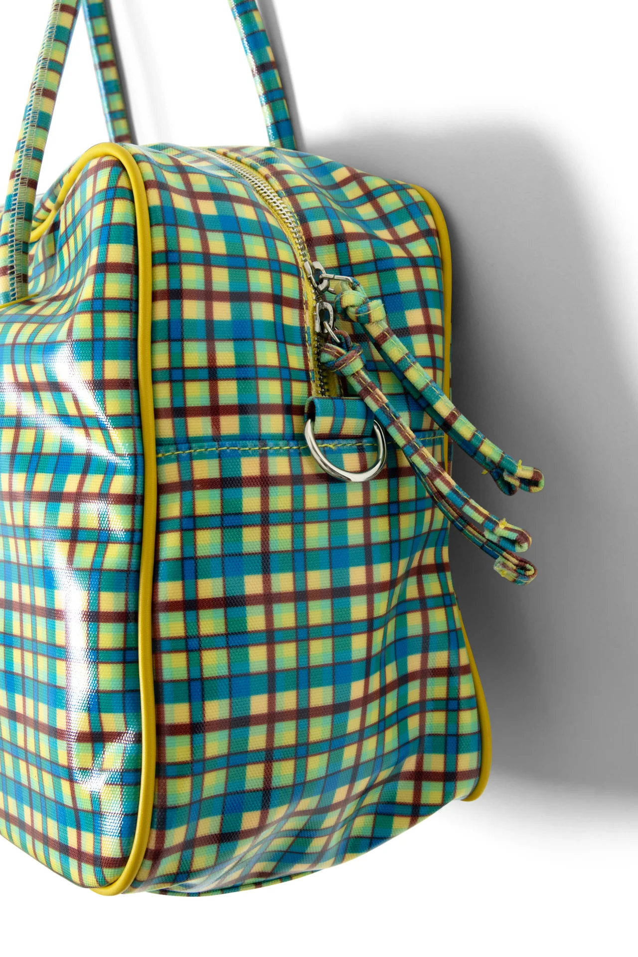 Truro Coated Holdall - Zesty Check - Image 7