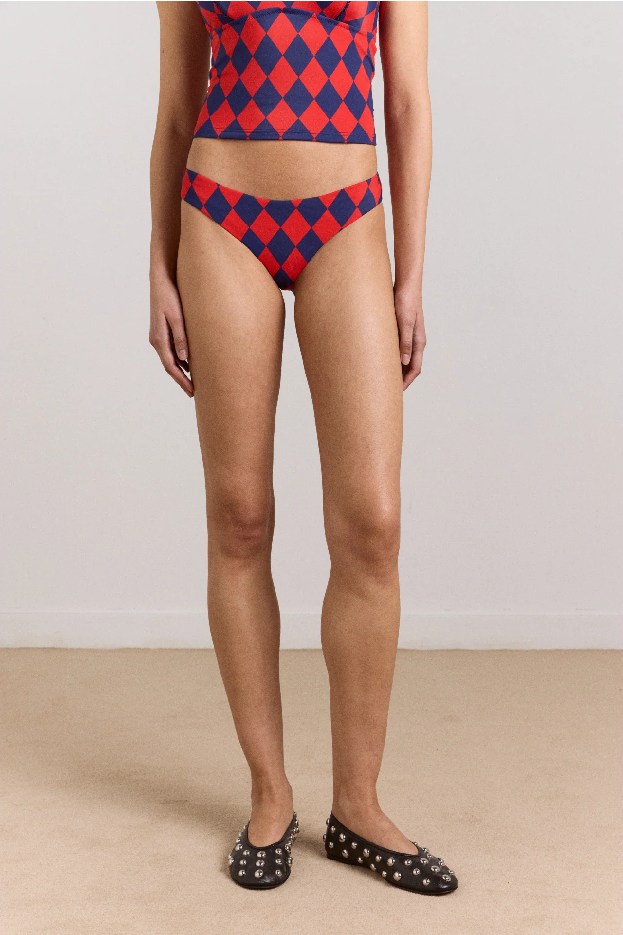 Wren Bikini Bottom - Harlequin Print - Image 7