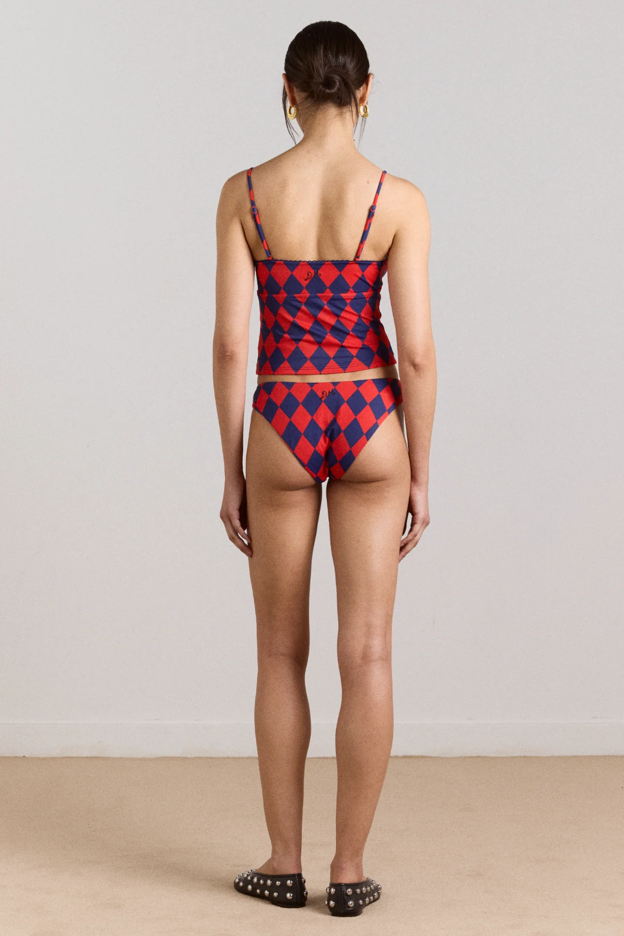 Wren Tankini Top - Harlequin Print - Image 9