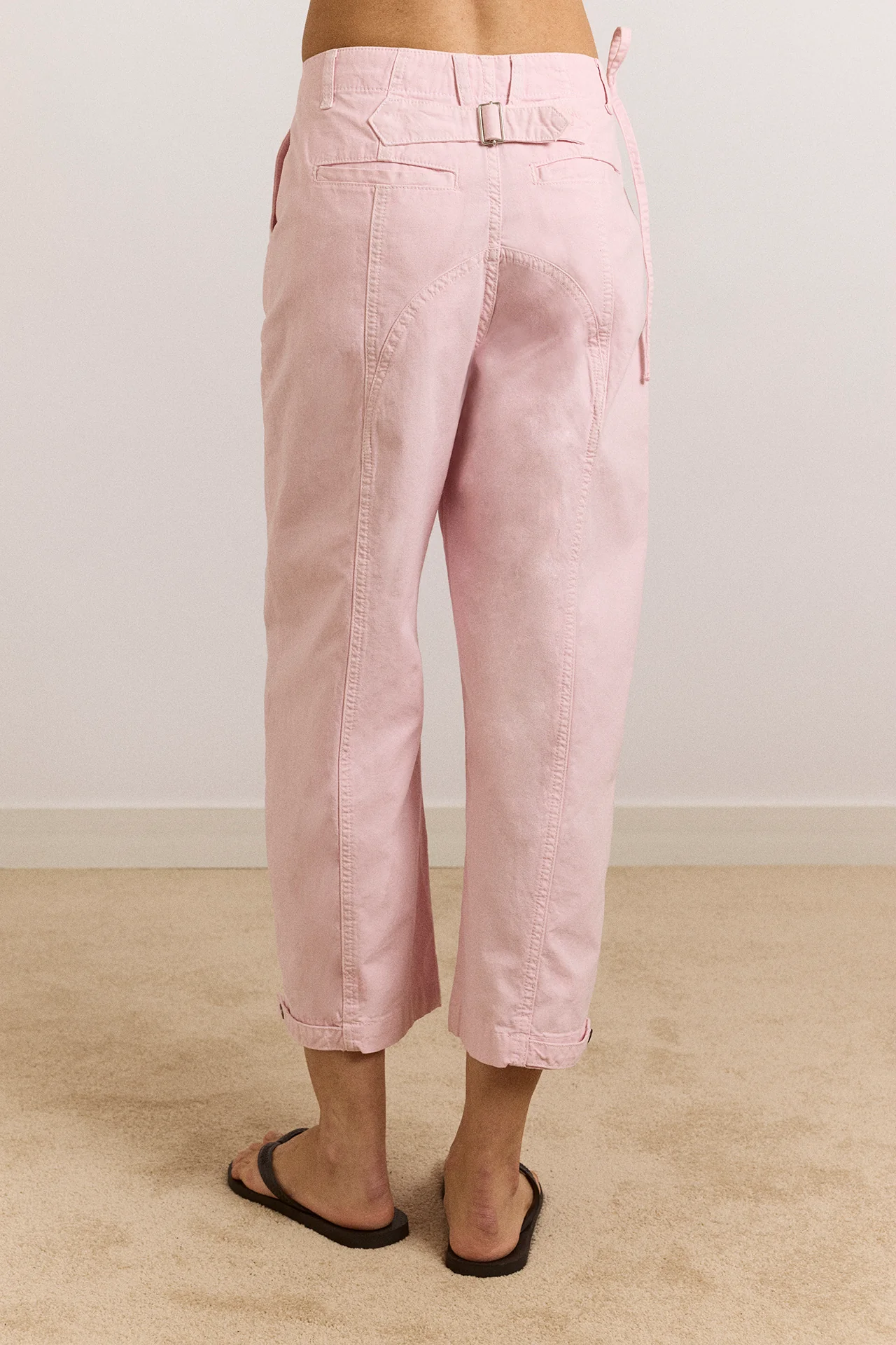 Yves Capri Trouser - Pink - Image 7
