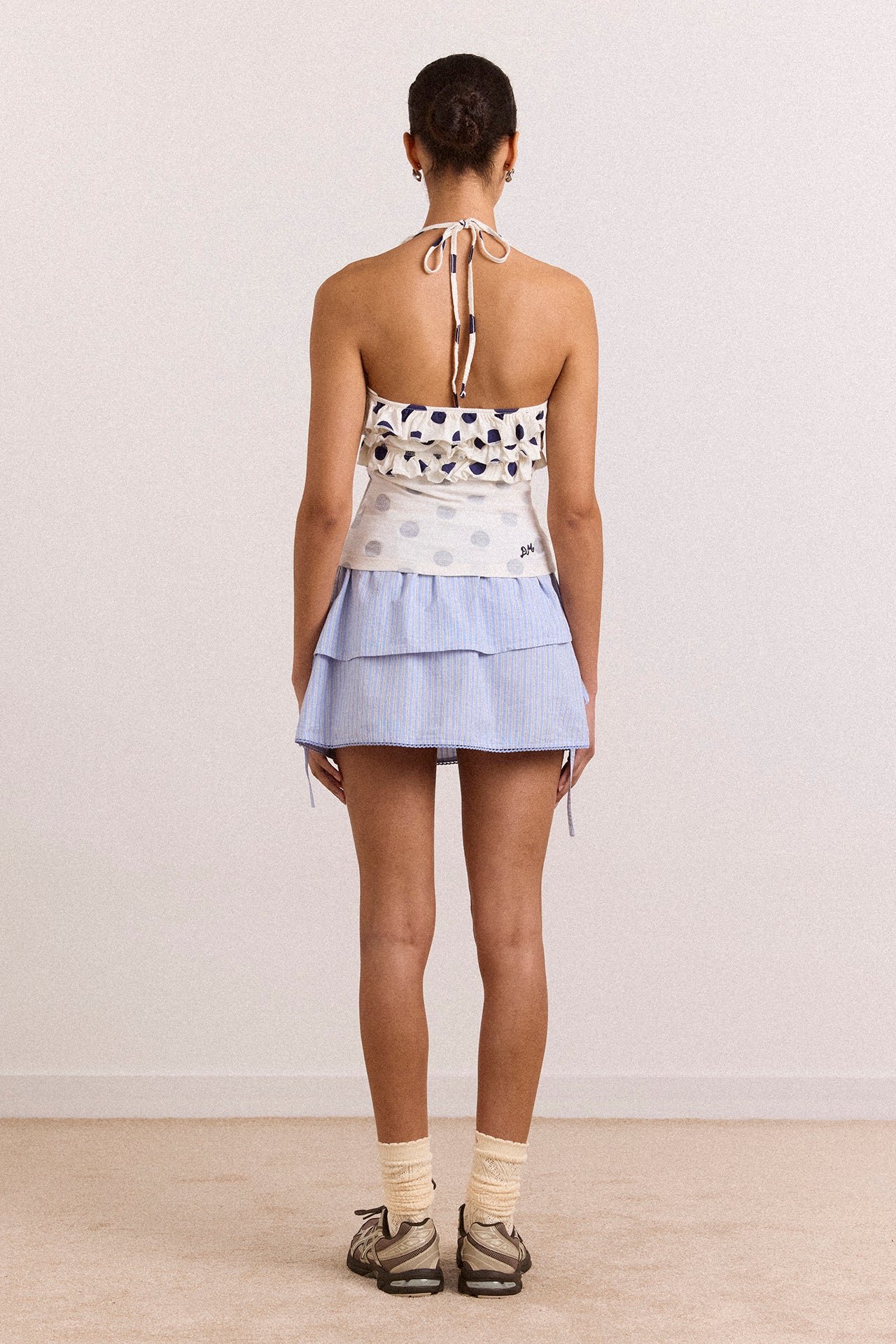 Zazie Jersey Halter - Polka Dot - Image 4