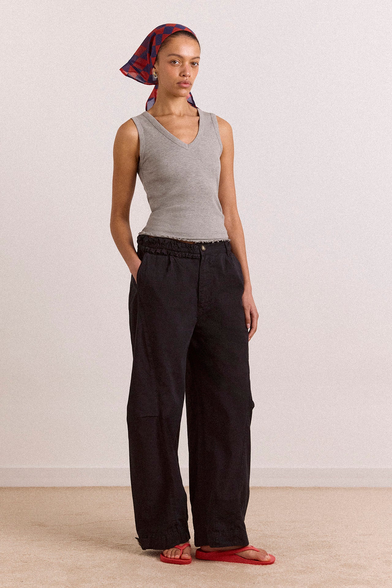 Zora Tank - Grey Marl - Image 3